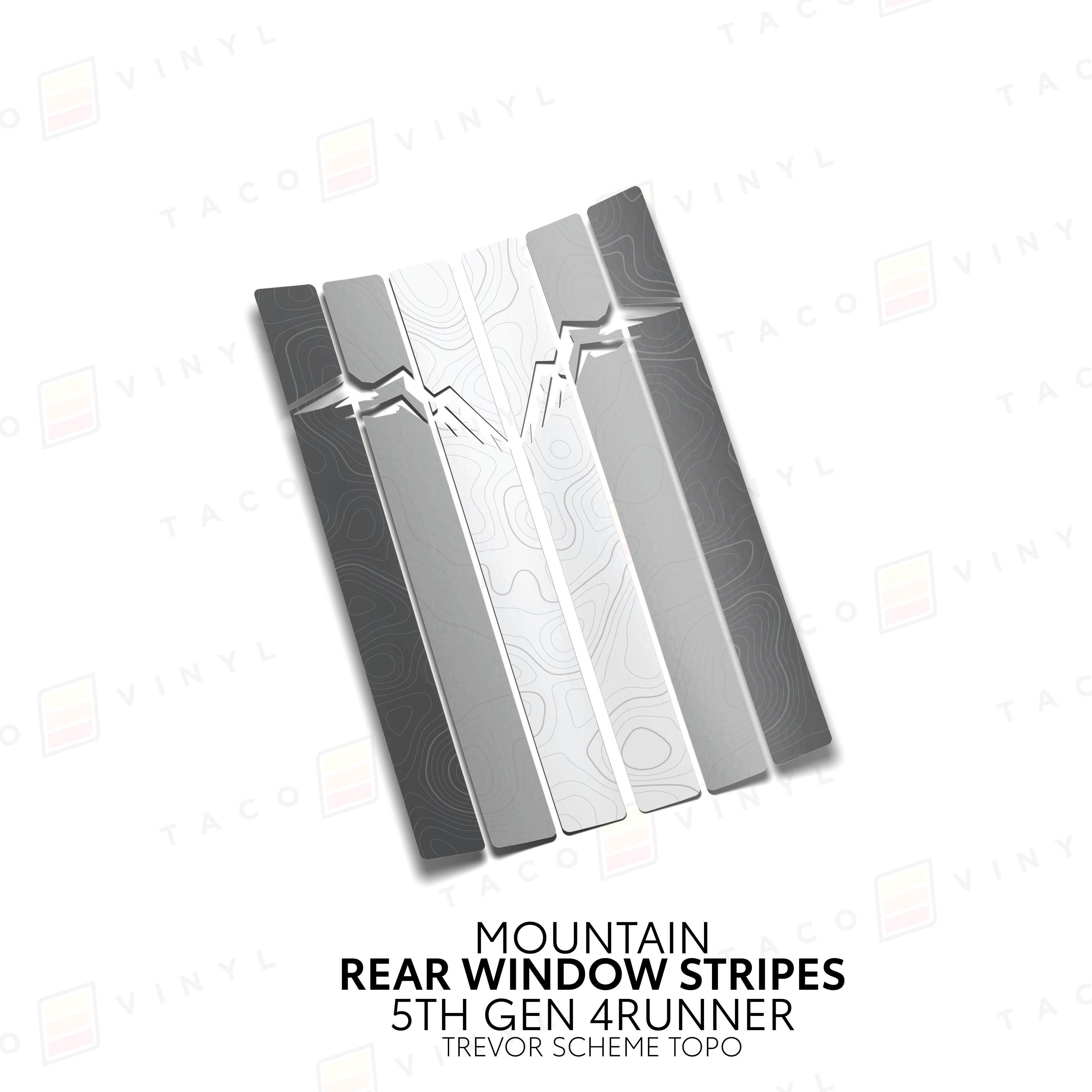 Rear Window Stripes For 4Runner