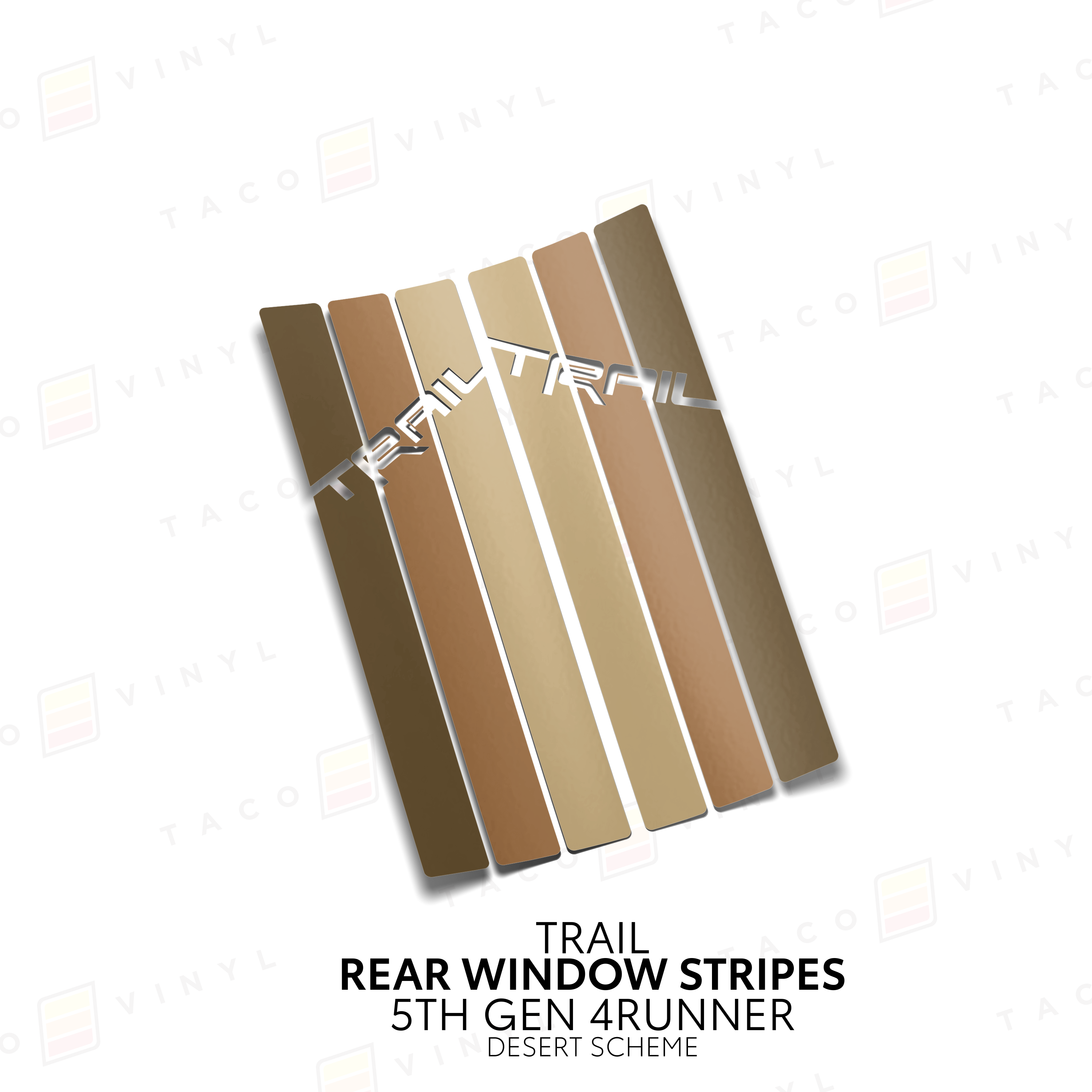 Rear Window Stripes For 4Runner