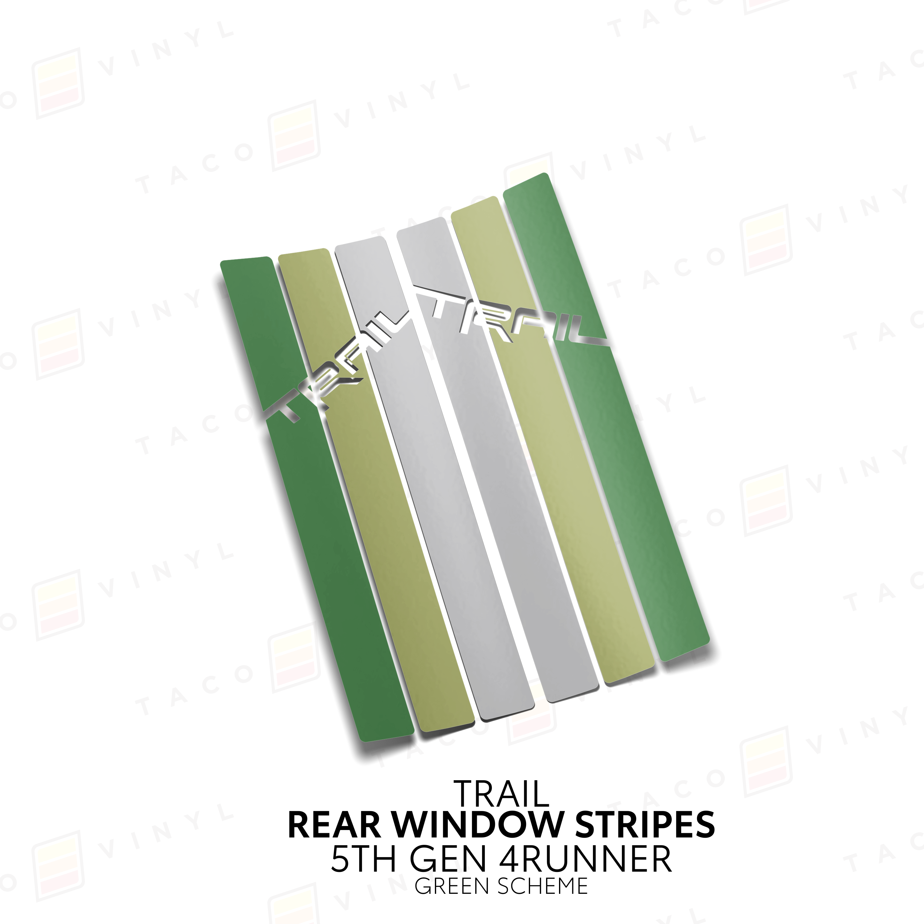 Rear Window Stripes For 4Runner