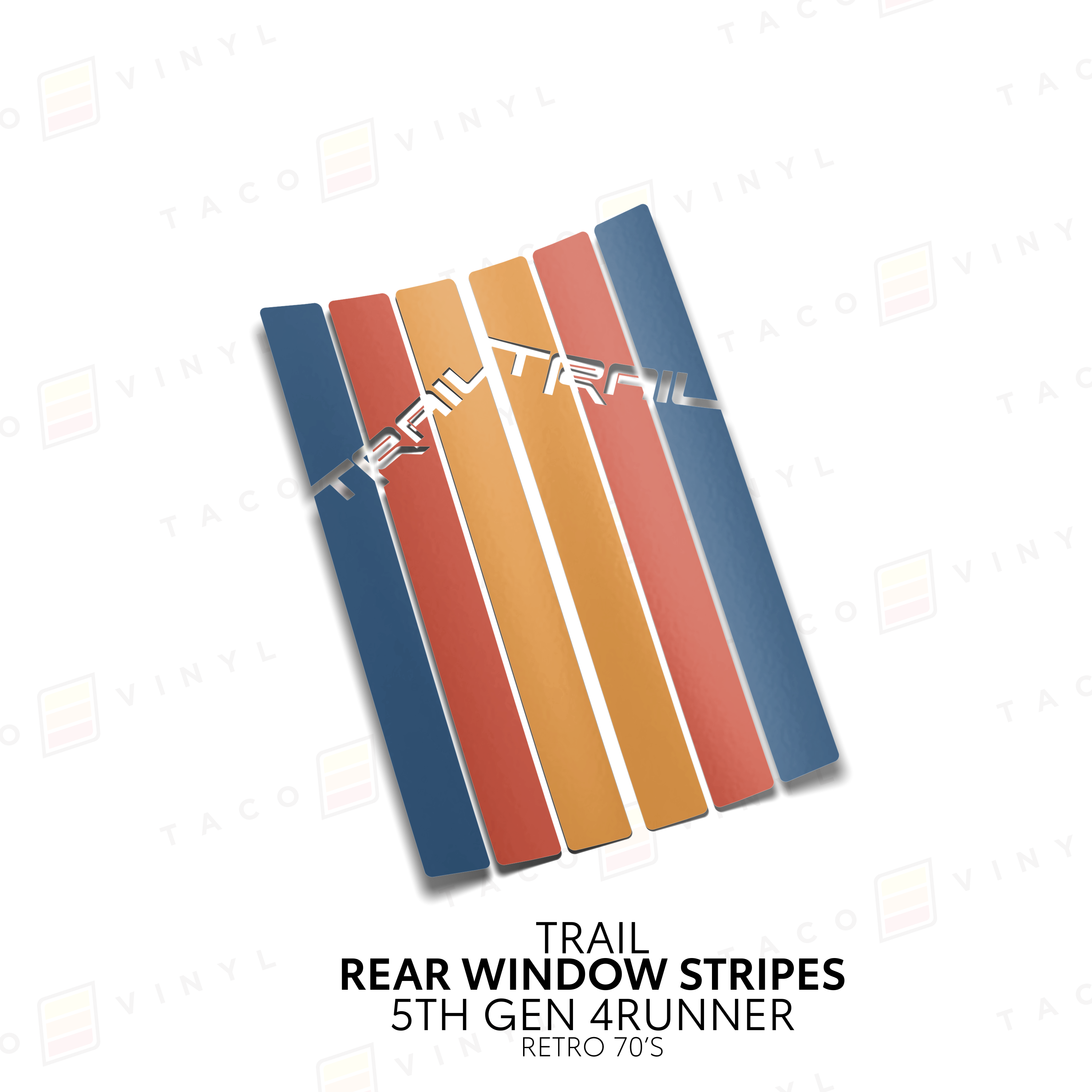 Rear Window Stripes For 4Runner