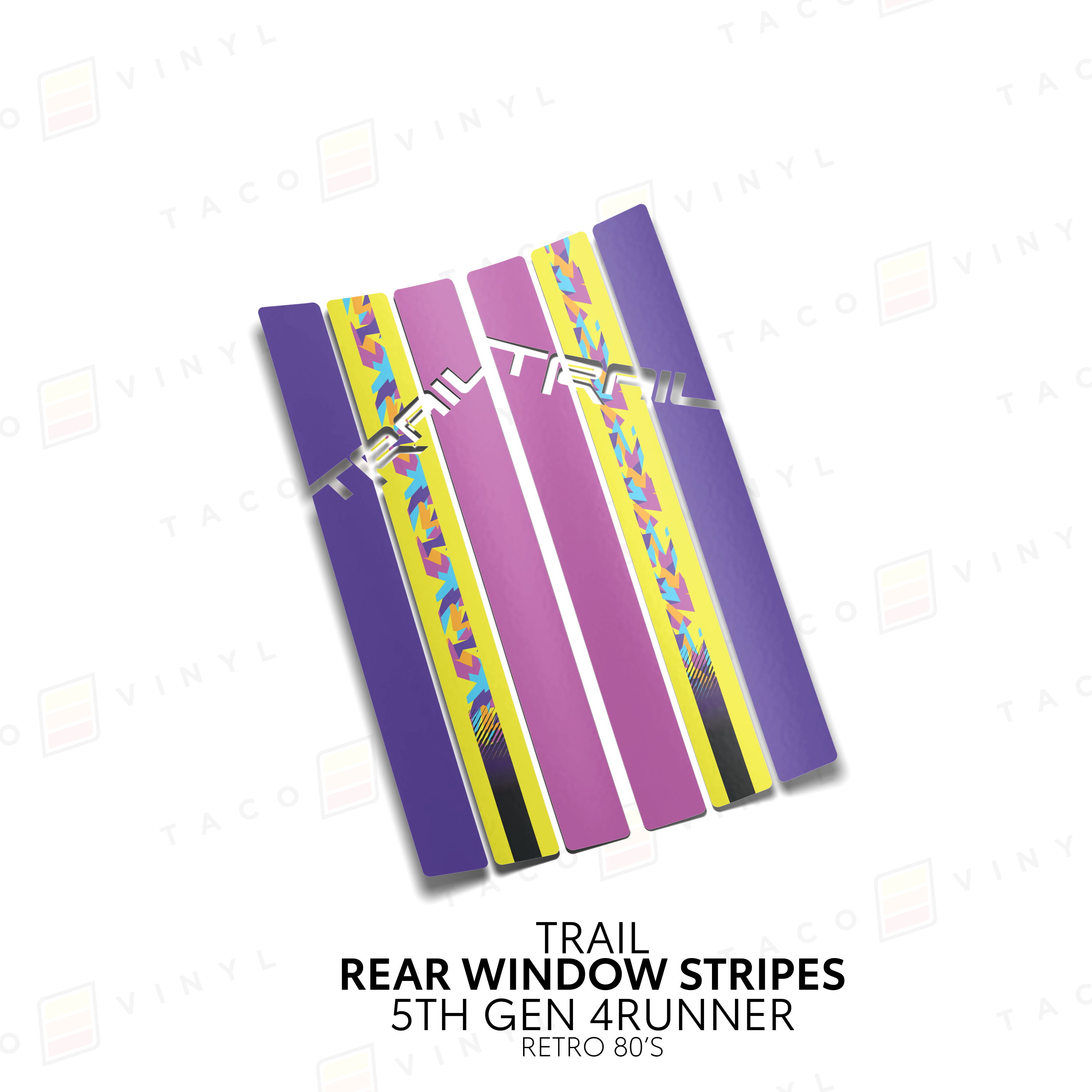 Rear Window Stripes For 4Runner