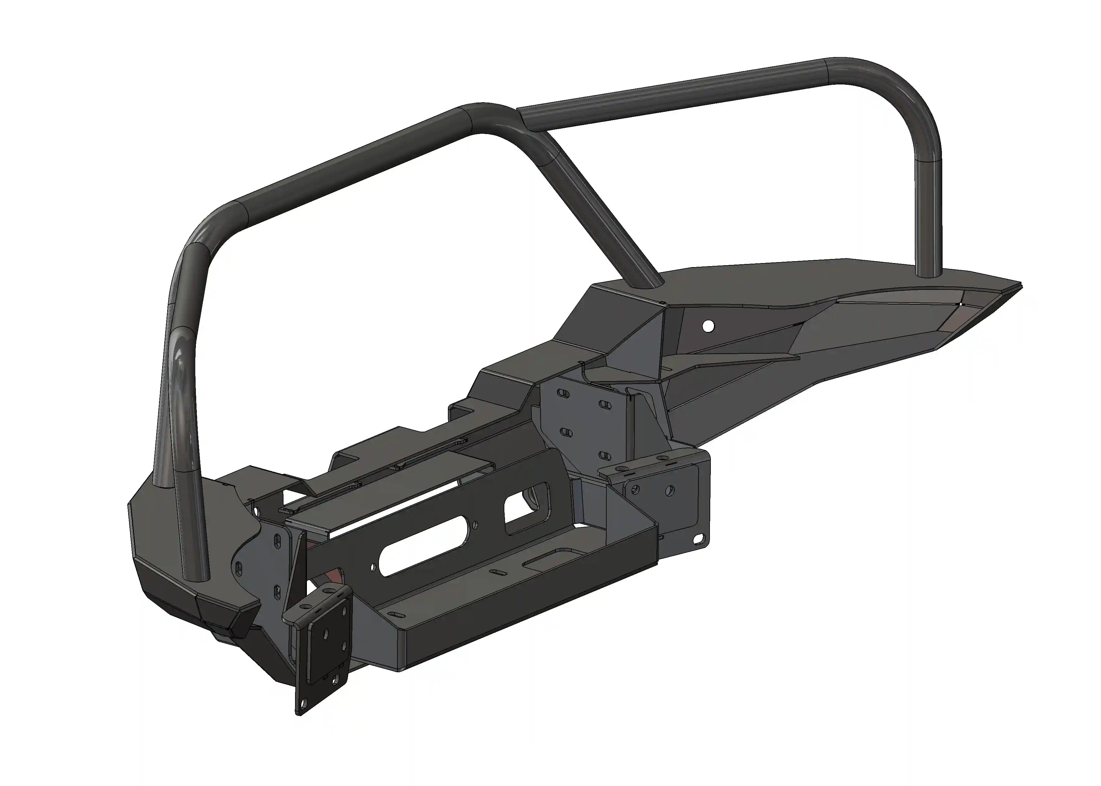 Hi-Lite Overland Front Bumper For Toyota Tacoma 4th Gen (2024-2025) [Bull Bar]