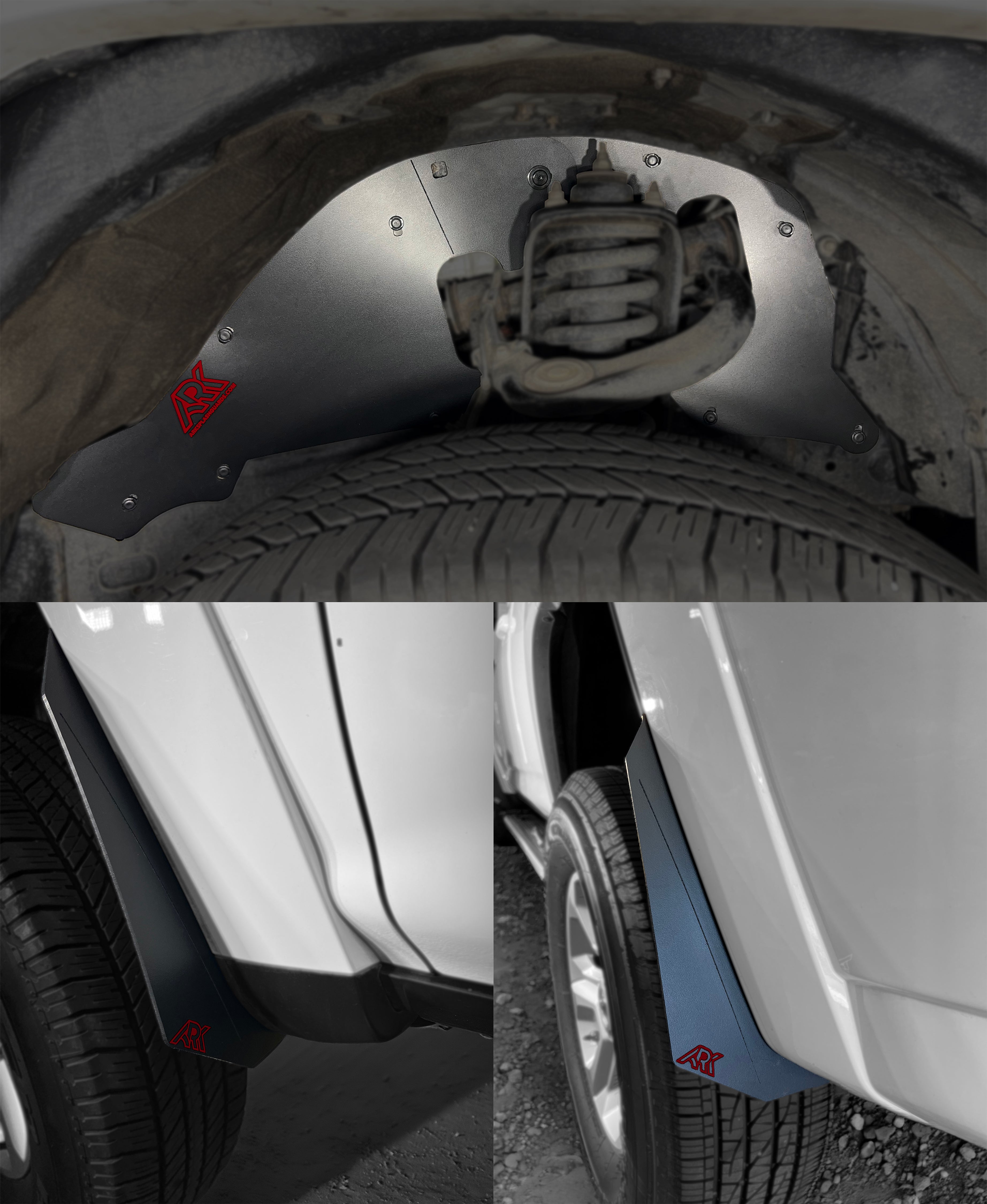 TriXpoly Splash Guards, Mud Flap & Micro Deletes For 2010-2024 Toyota 4Runner