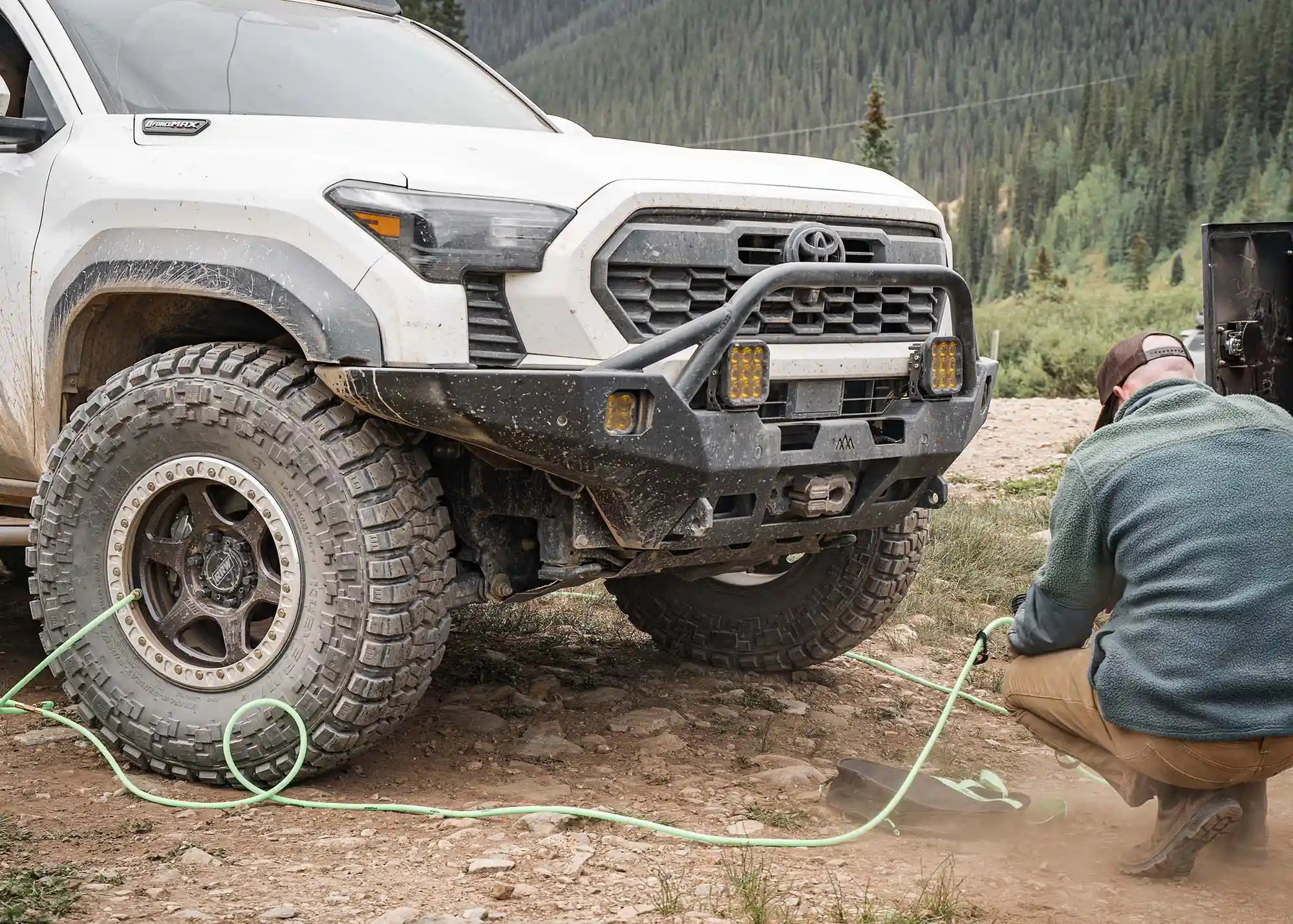 Hi-Lite Overland Front Bumper For Toyota Tacoma 4th Gen (2024-2025) [Prerunner Bull Bar]