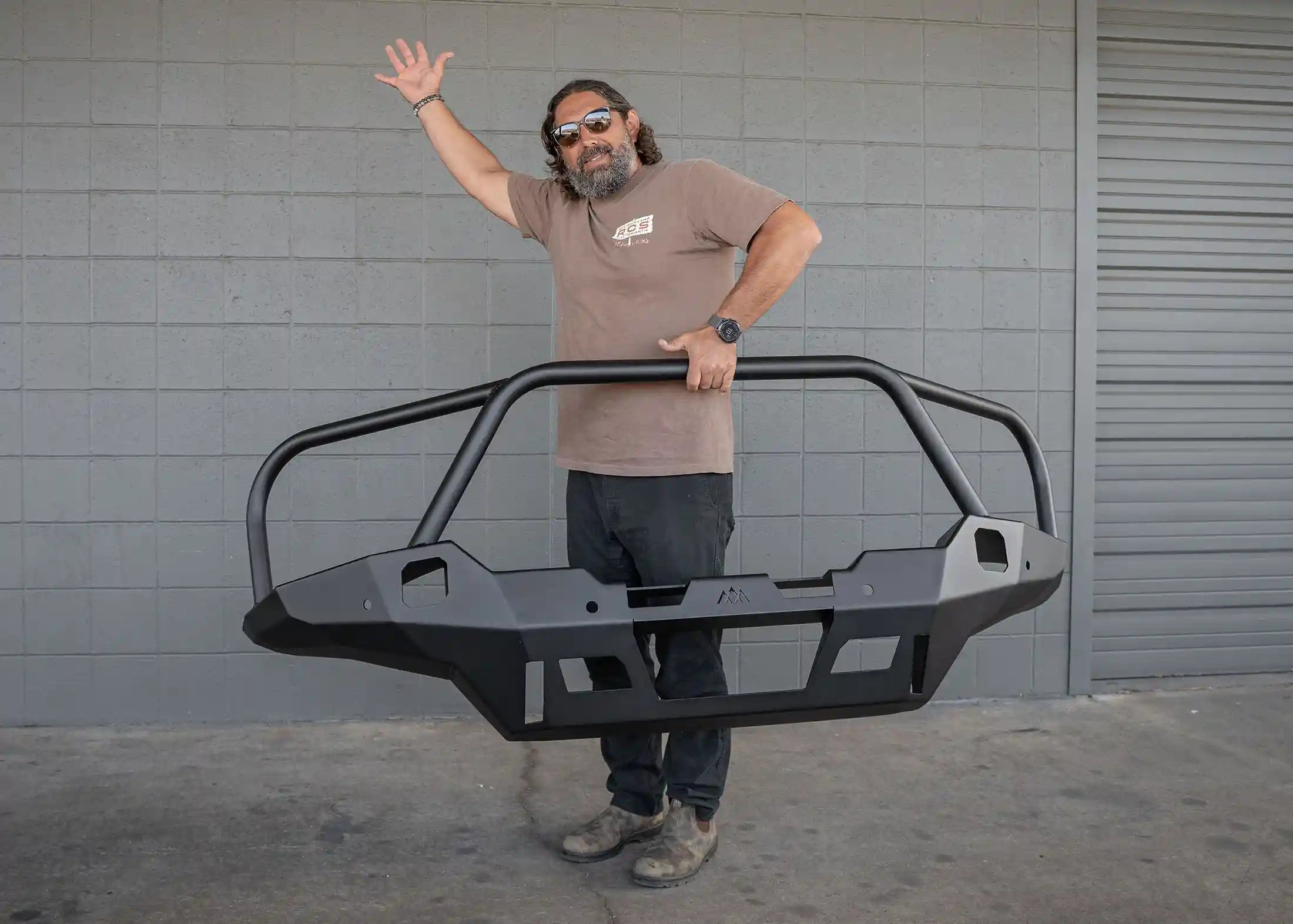 Hi-Lite Overland Front Bumper For Toyota Tacoma 4th Gen (2024-2025) [Bull Bar]