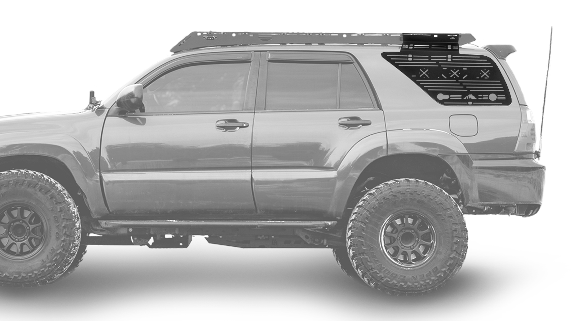 Window Panel For 4th Gen 4Runner