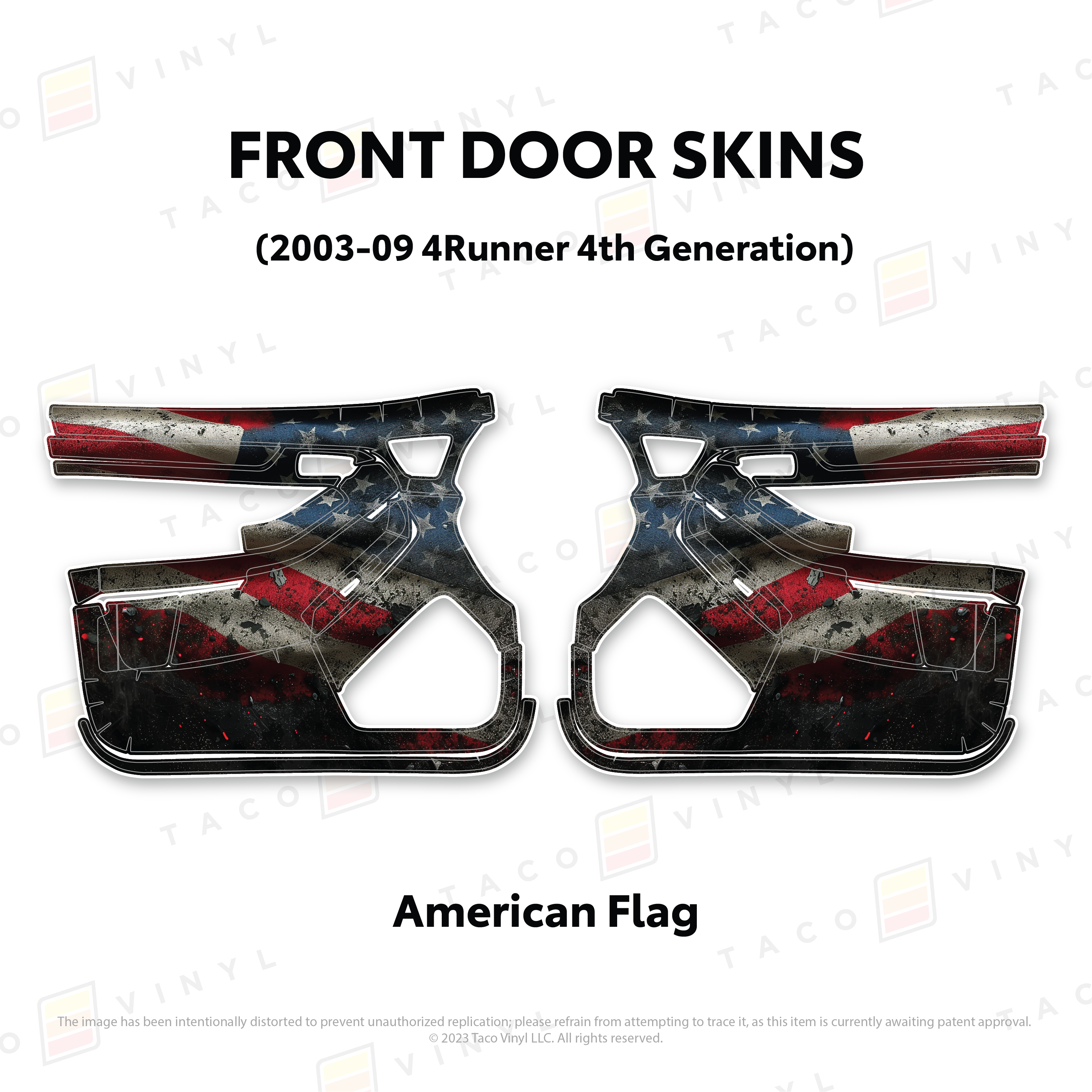 2003-2009  Door Skins For 4Runner