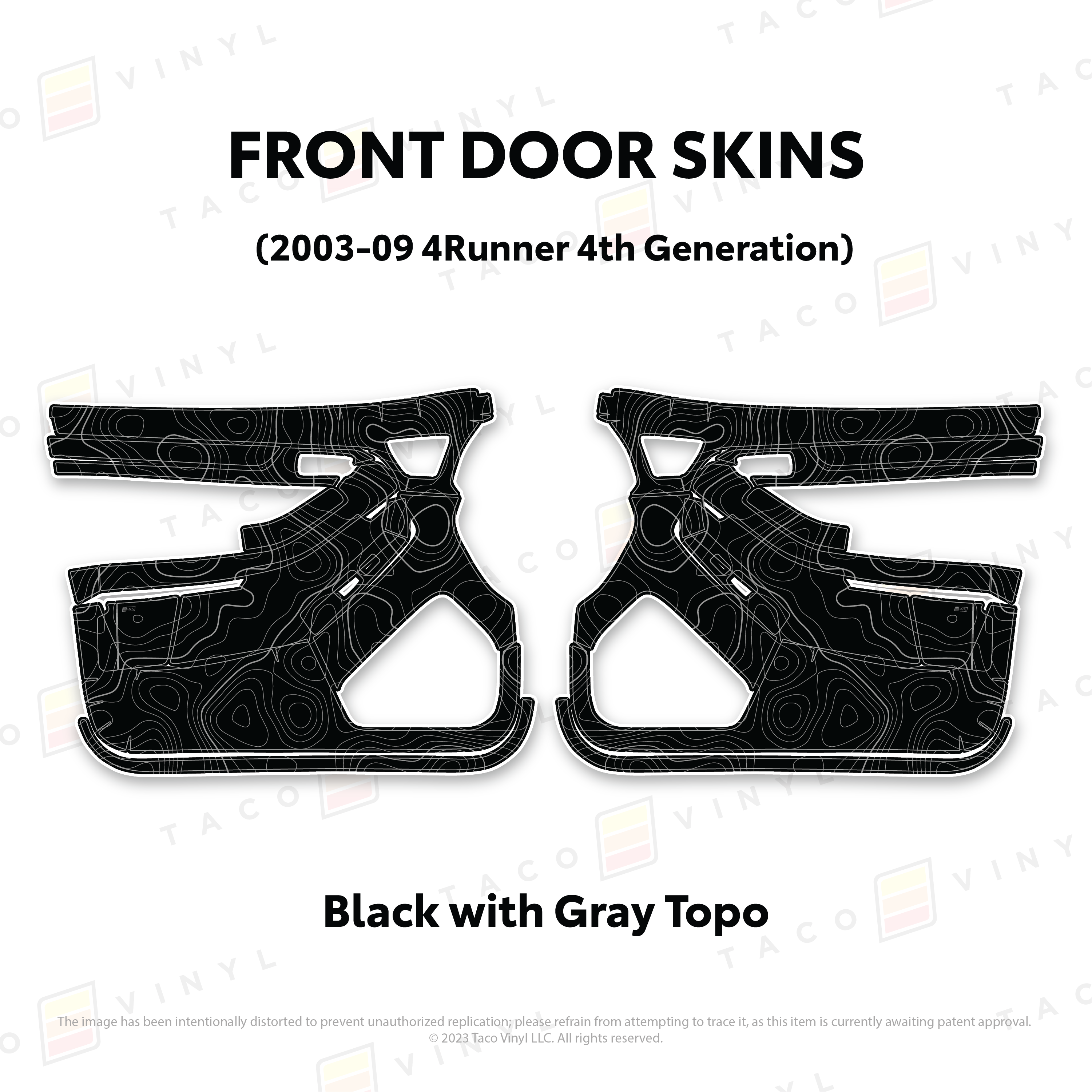 2003-2009  Door Skins For 4Runner