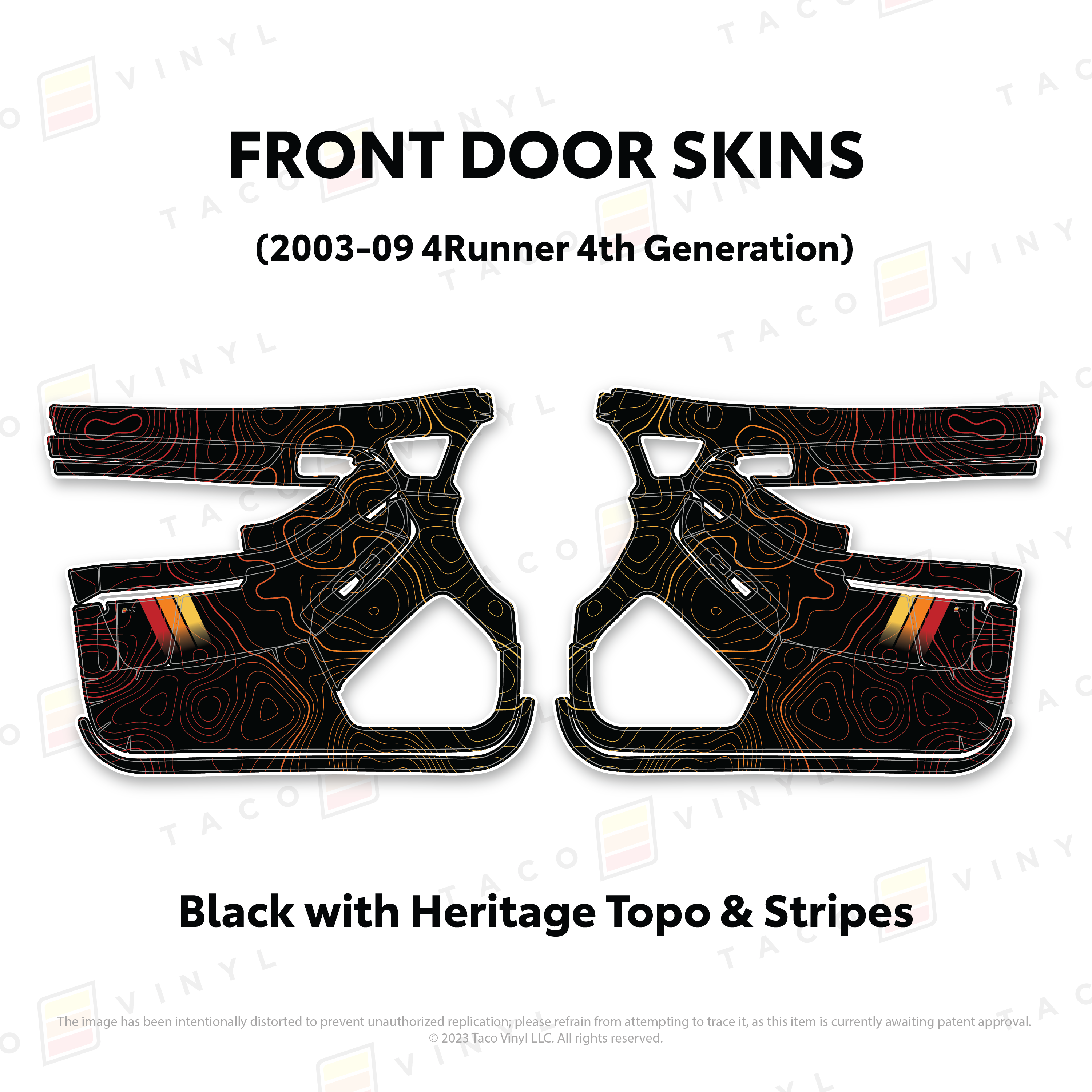 2003-2009  Door Skins For 4Runner