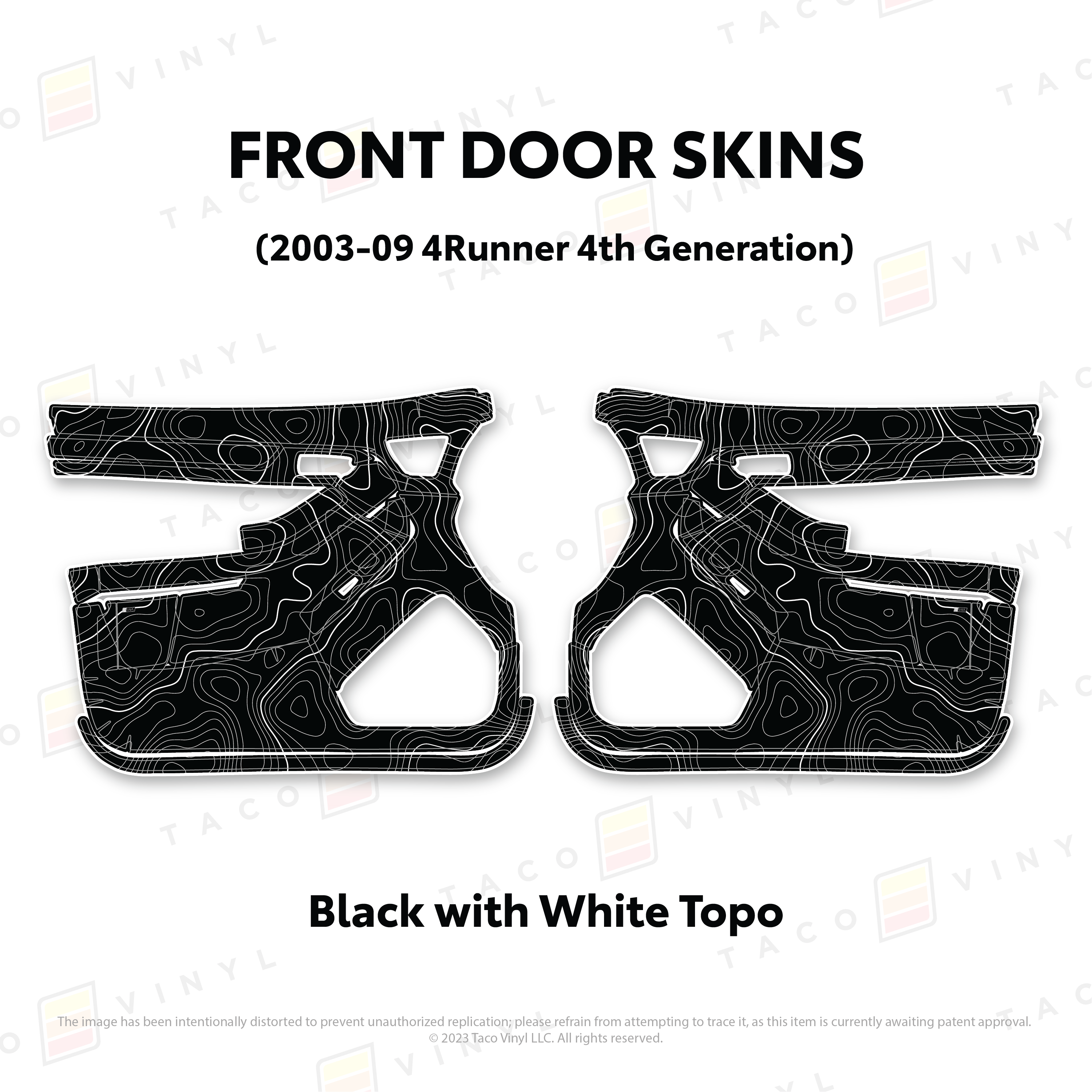 2003-2009  Door Skins For 4Runner