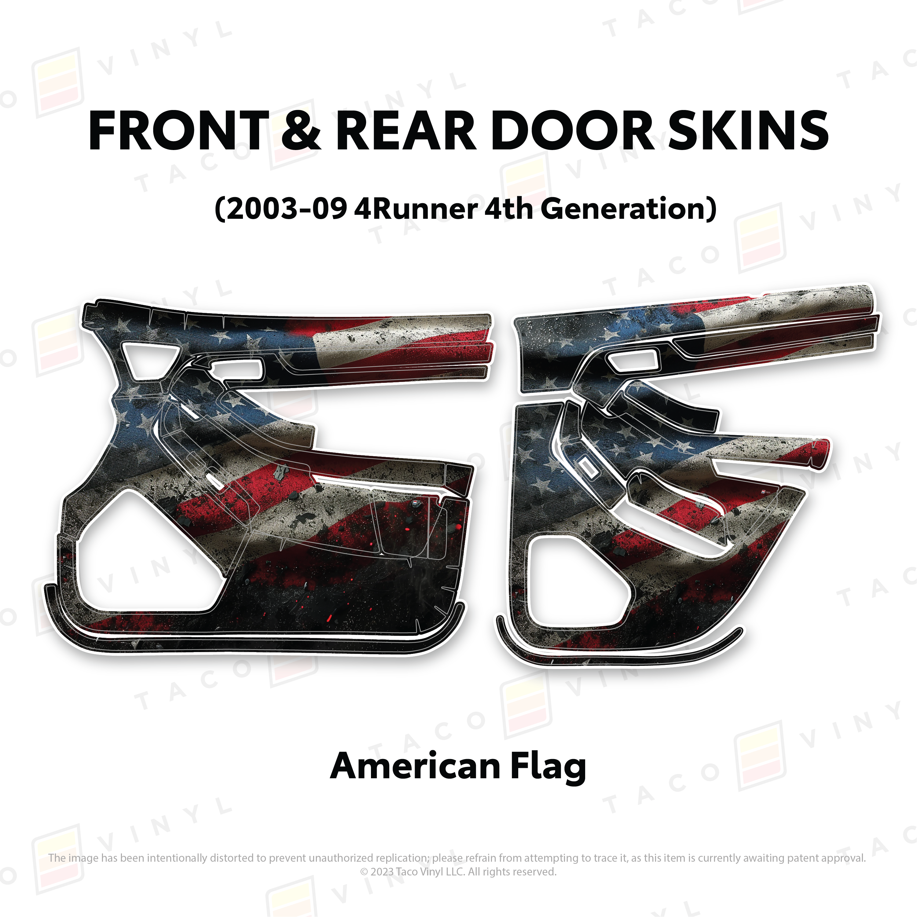 2003-2009  Door Skins For 4Runner