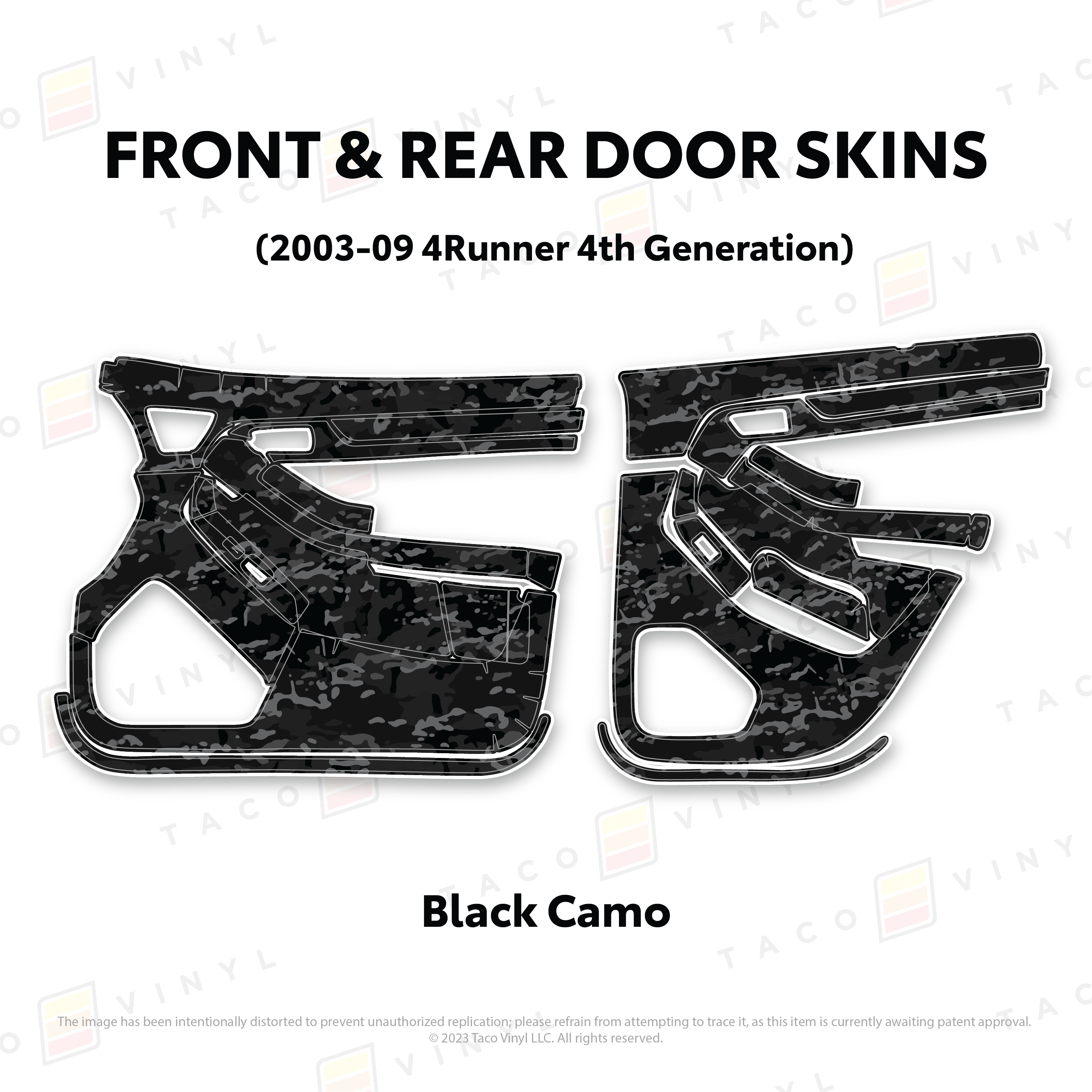 2003-2009  Door Skins For 4Runner