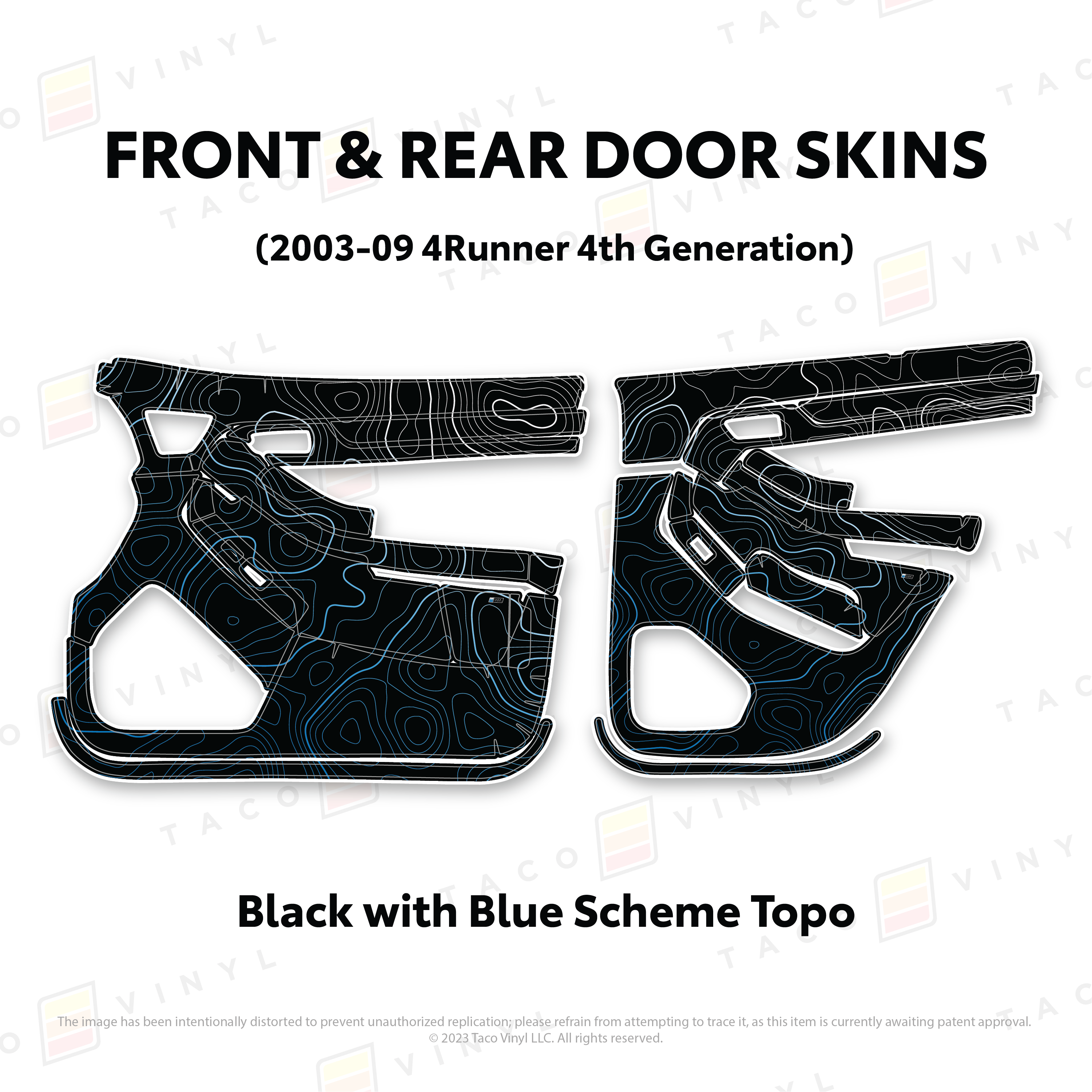2003-2009  Door Skins For 4Runner