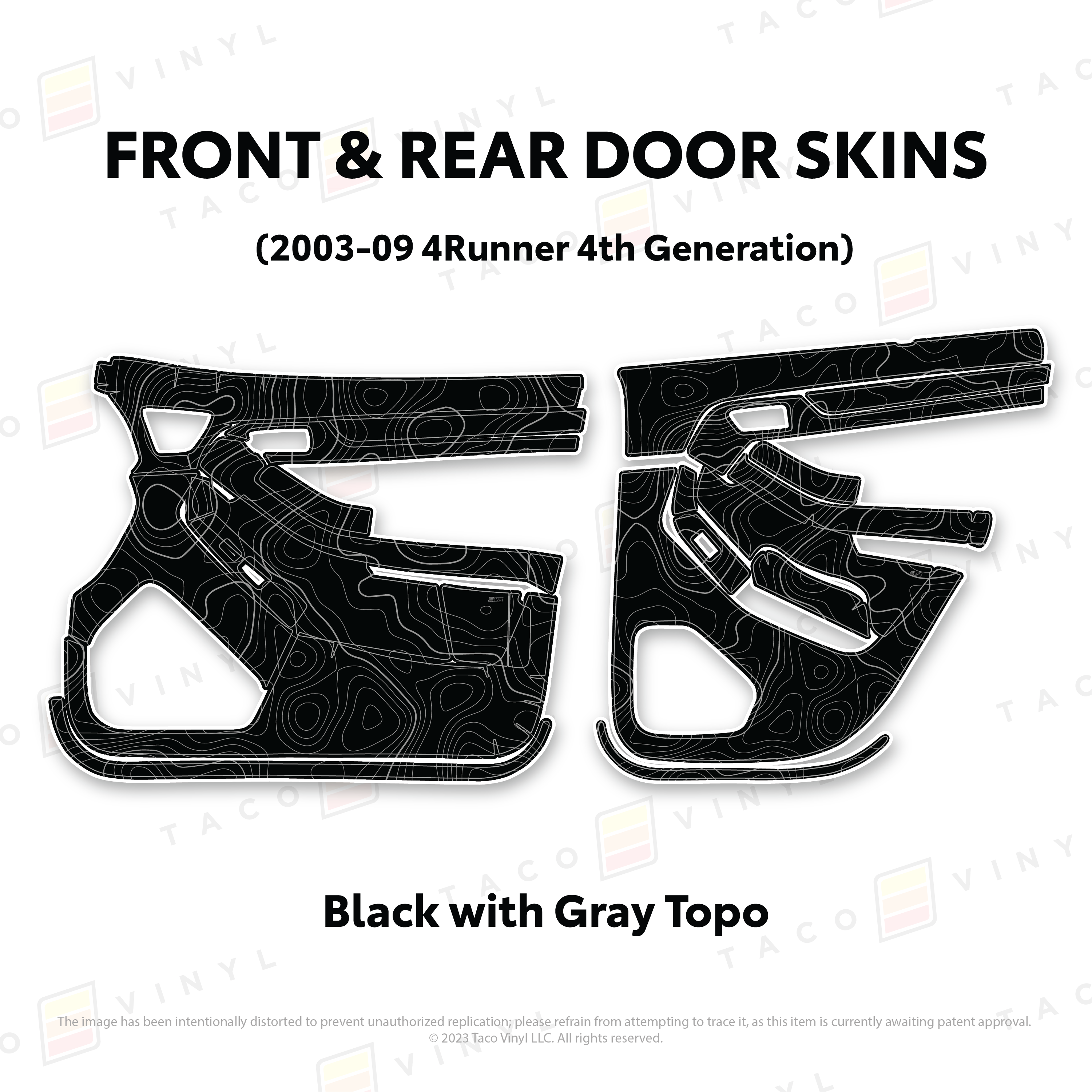 2003-2009  Door Skins For 4Runner
