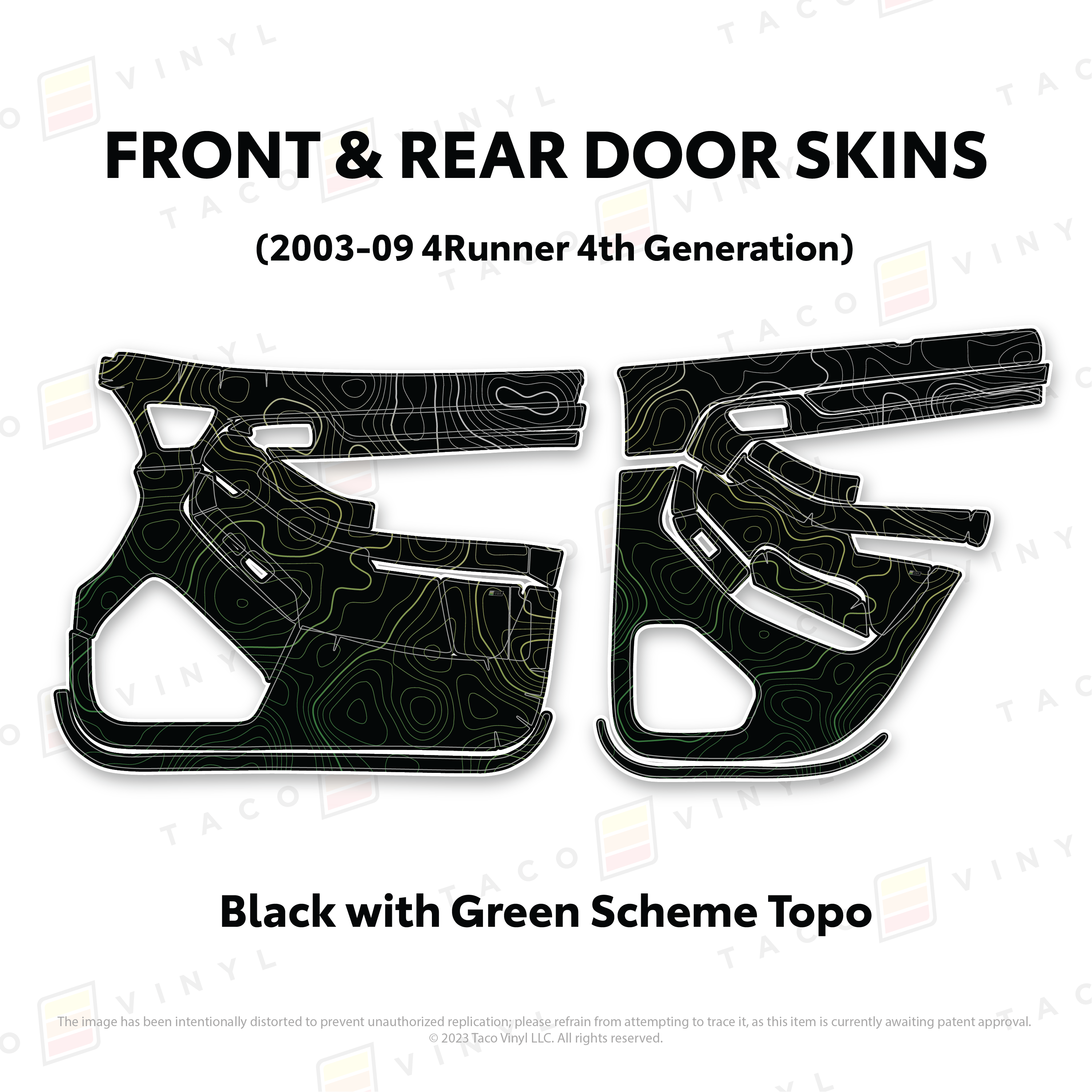 2003-2009  Door Skins For 4Runner