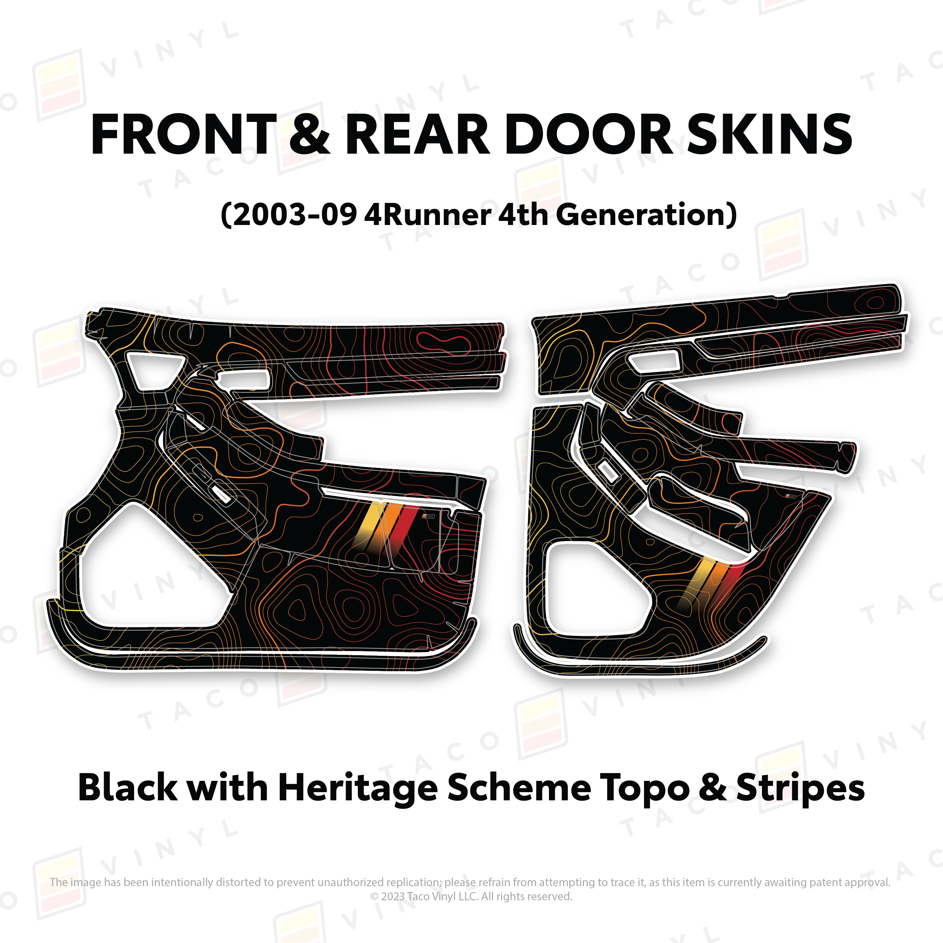 2003-2009  Door Skins For 4Runner