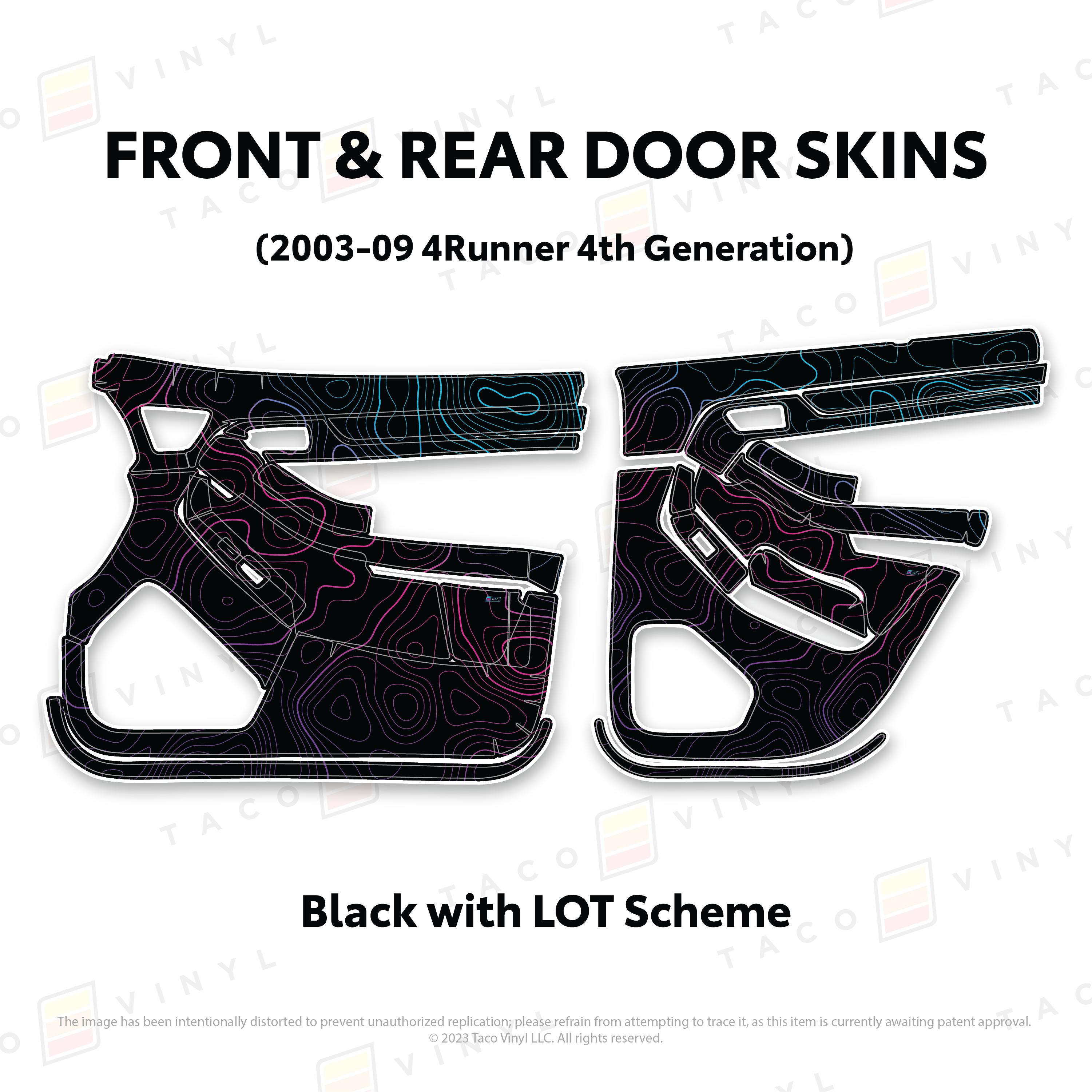 2003-2009  Door Skins For 4Runner