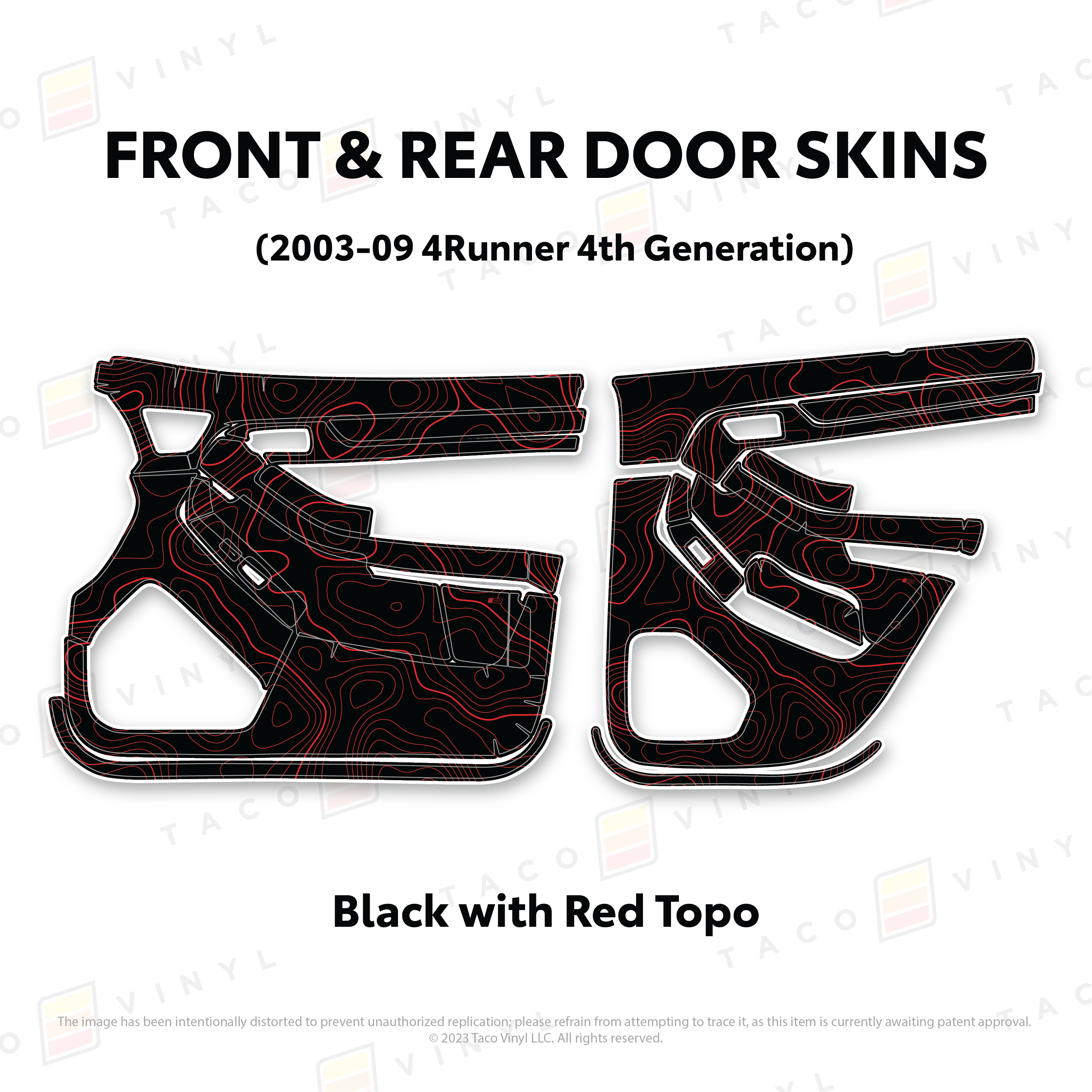 2003-2009  Door Skins For 4Runner