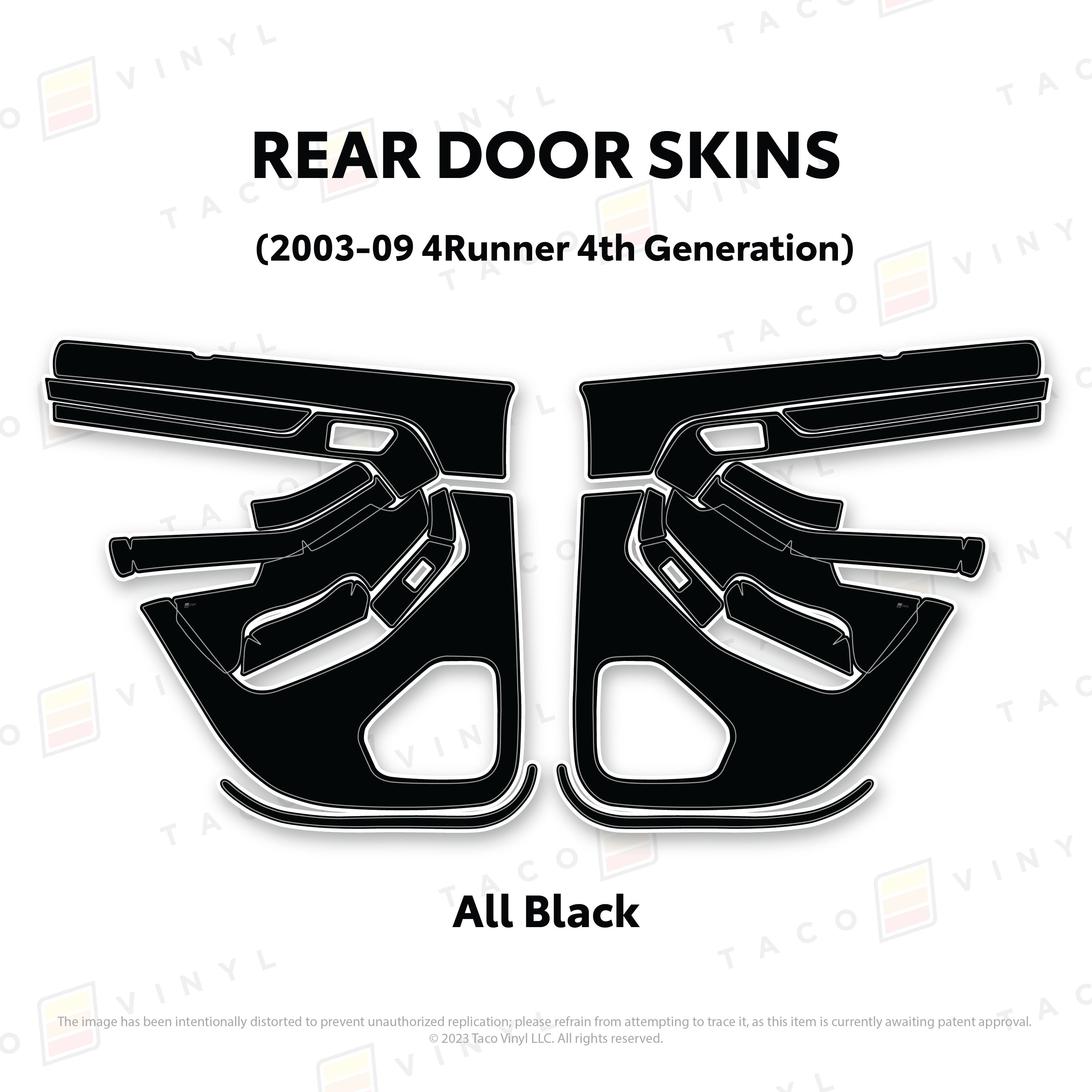 2003-2009  Door Skins For 4Runner