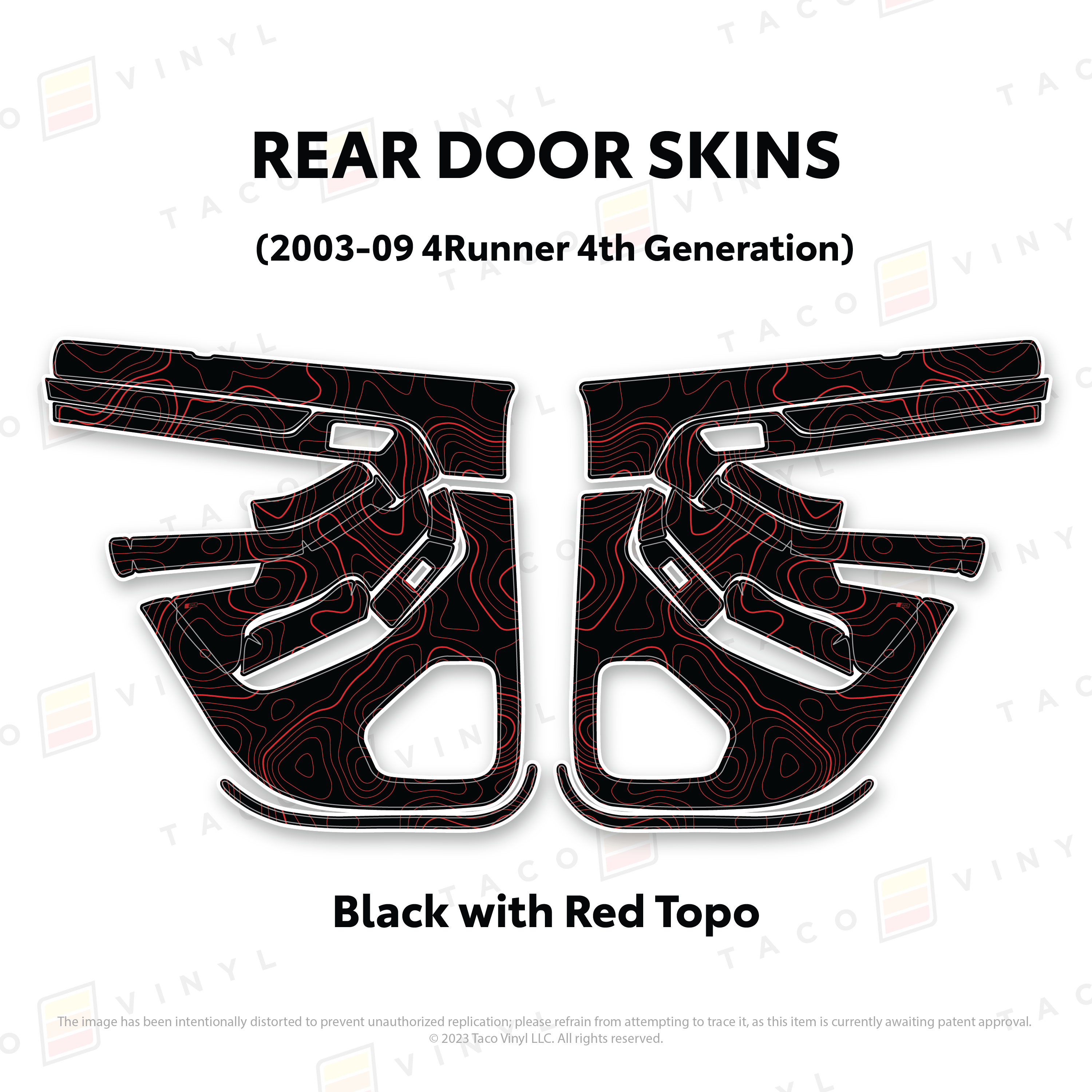 2003-2009  Door Skins For 4Runner