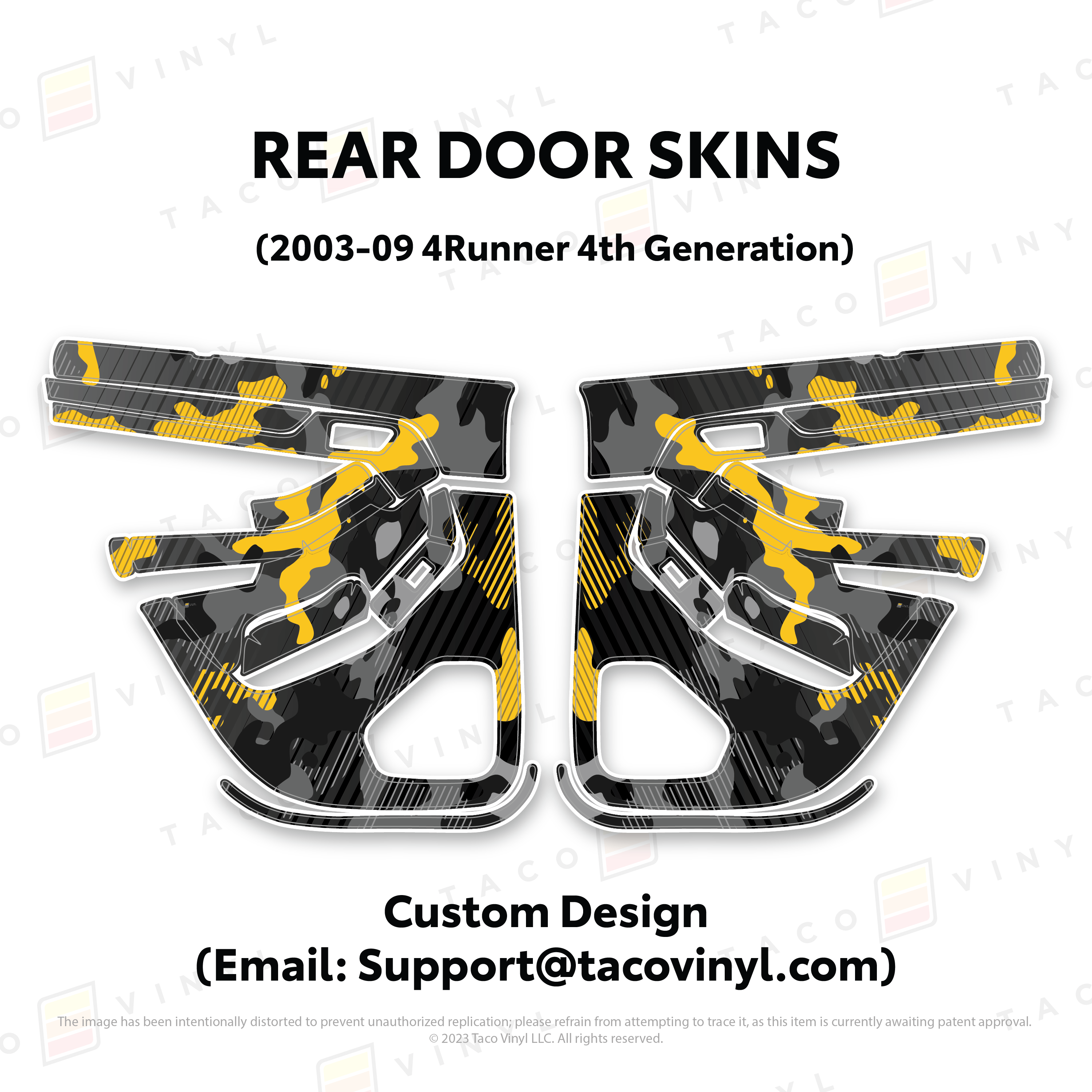 2003-2009  Door Skins For 4Runner