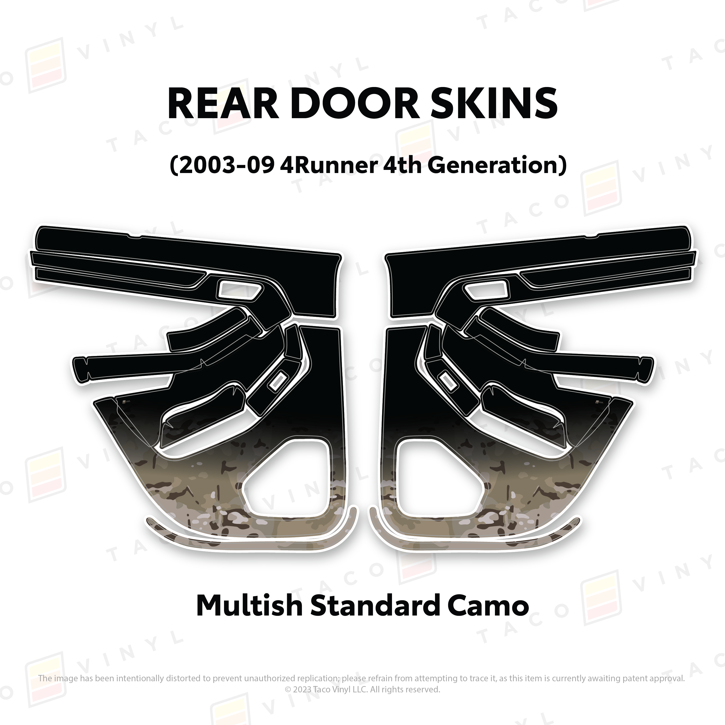 2003-2009  Door Skins For 4Runner