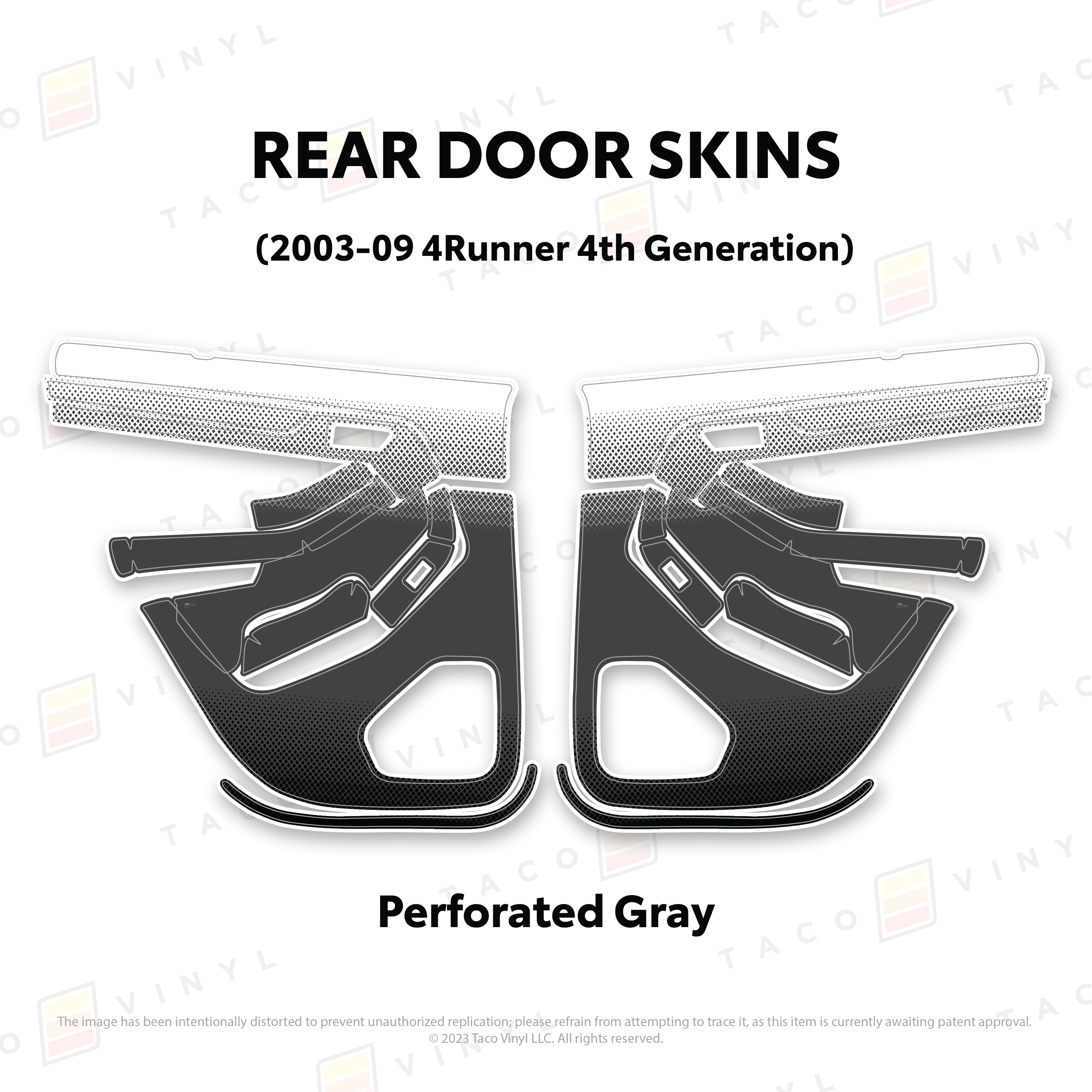 2003-2009  Door Skins For 4Runner