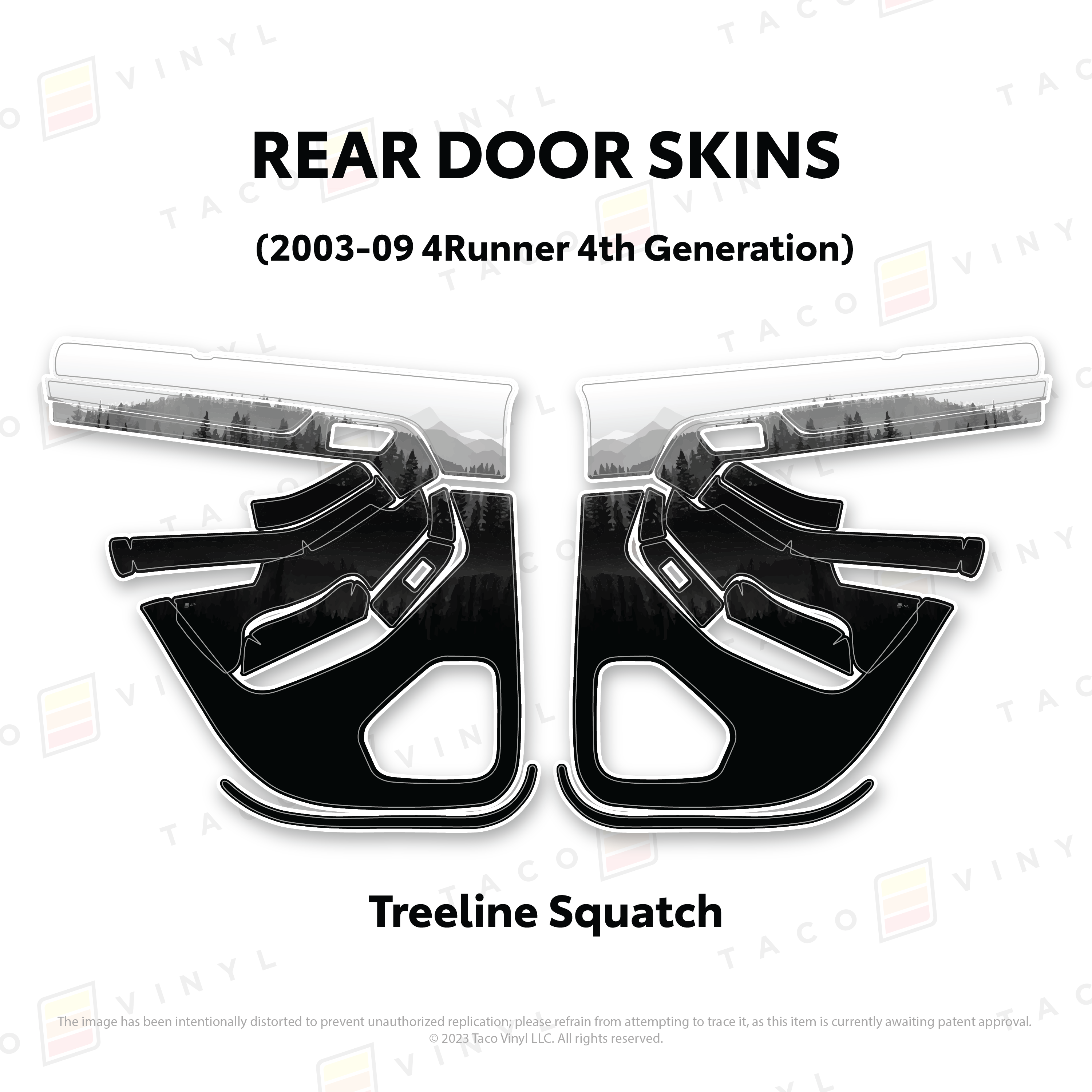 2003-2009  Door Skins For 4Runner