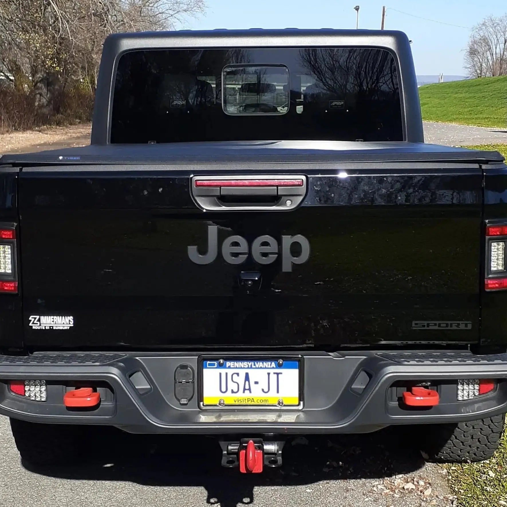 Rear Bumper LED Reverse Lights For 2020-2025 Jeep Gladiator JT | 1,500 Lumens