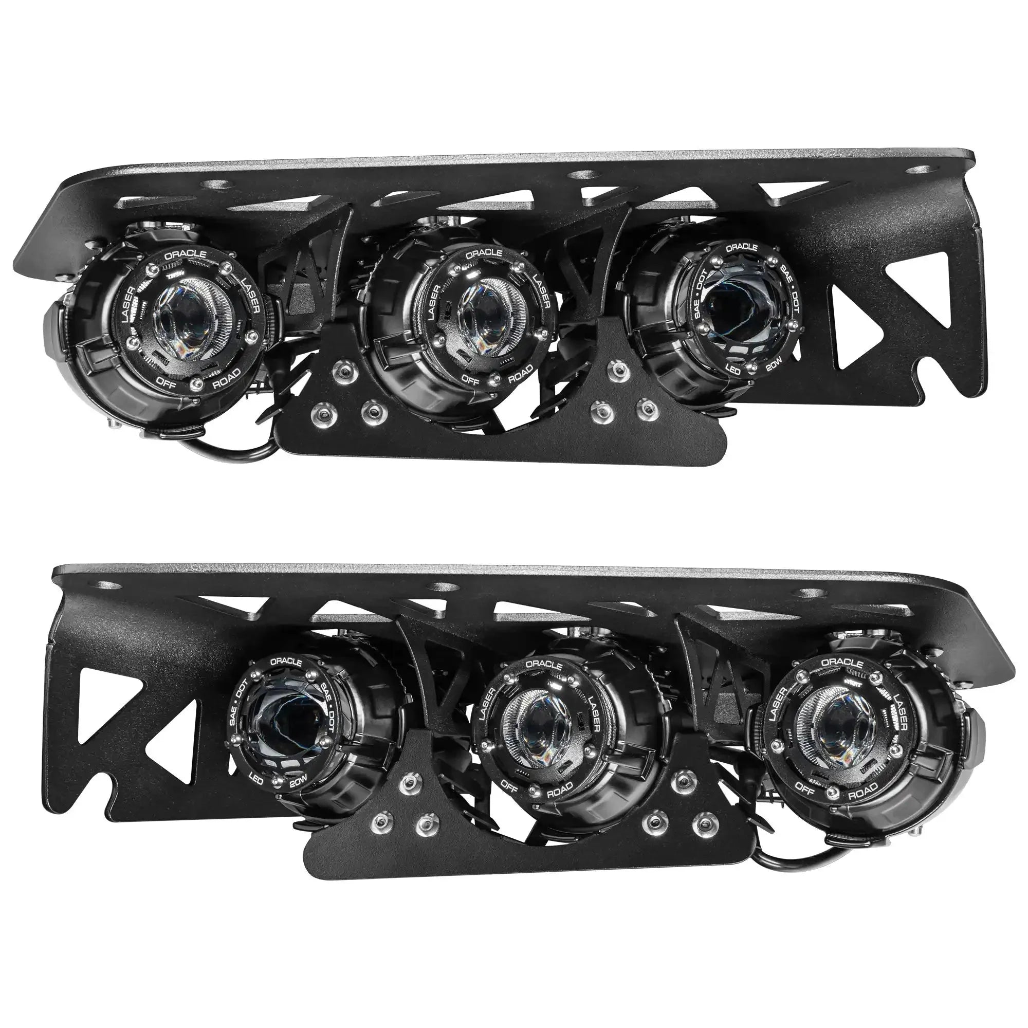 ORACLE Lighting 2021-2025 Ford Bronco Off Road LASER Auxiliary Lights + LED Fog Light Kit for Steel Bumper
