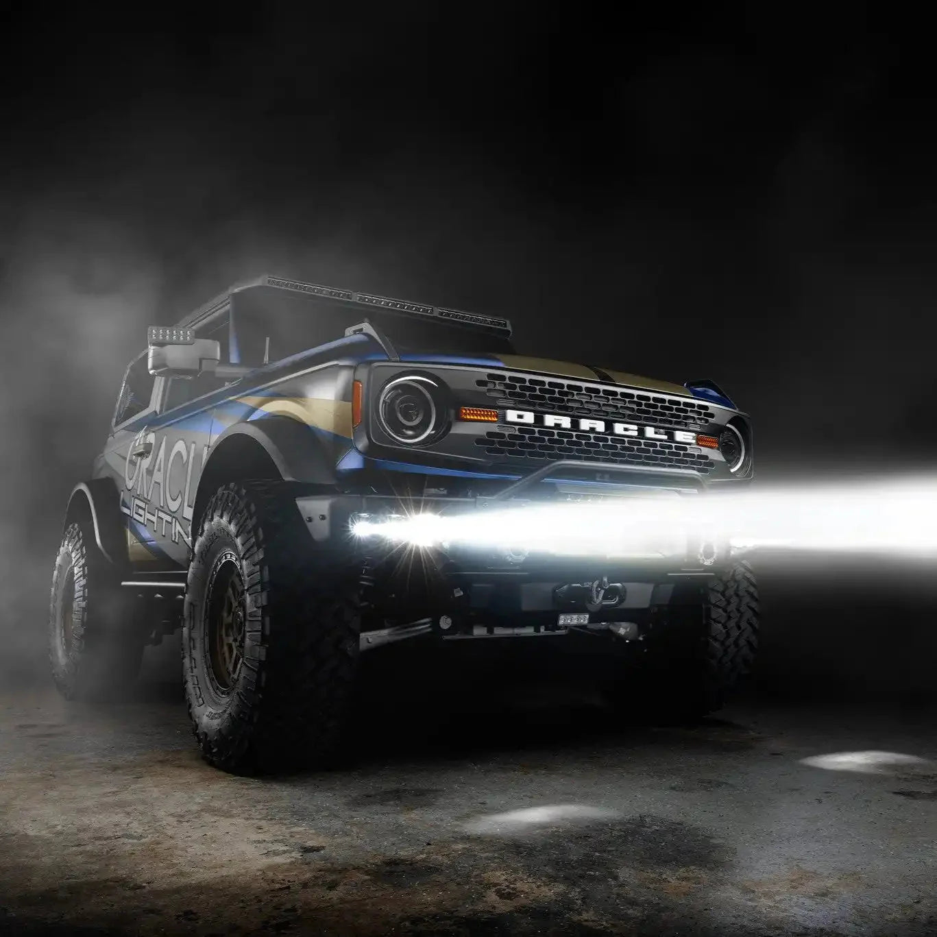 ORACLE Lighting 2021-2025 Ford Bronco Off Road LASER Auxiliary Lights + LED Fog Light Kit for Steel Bumper