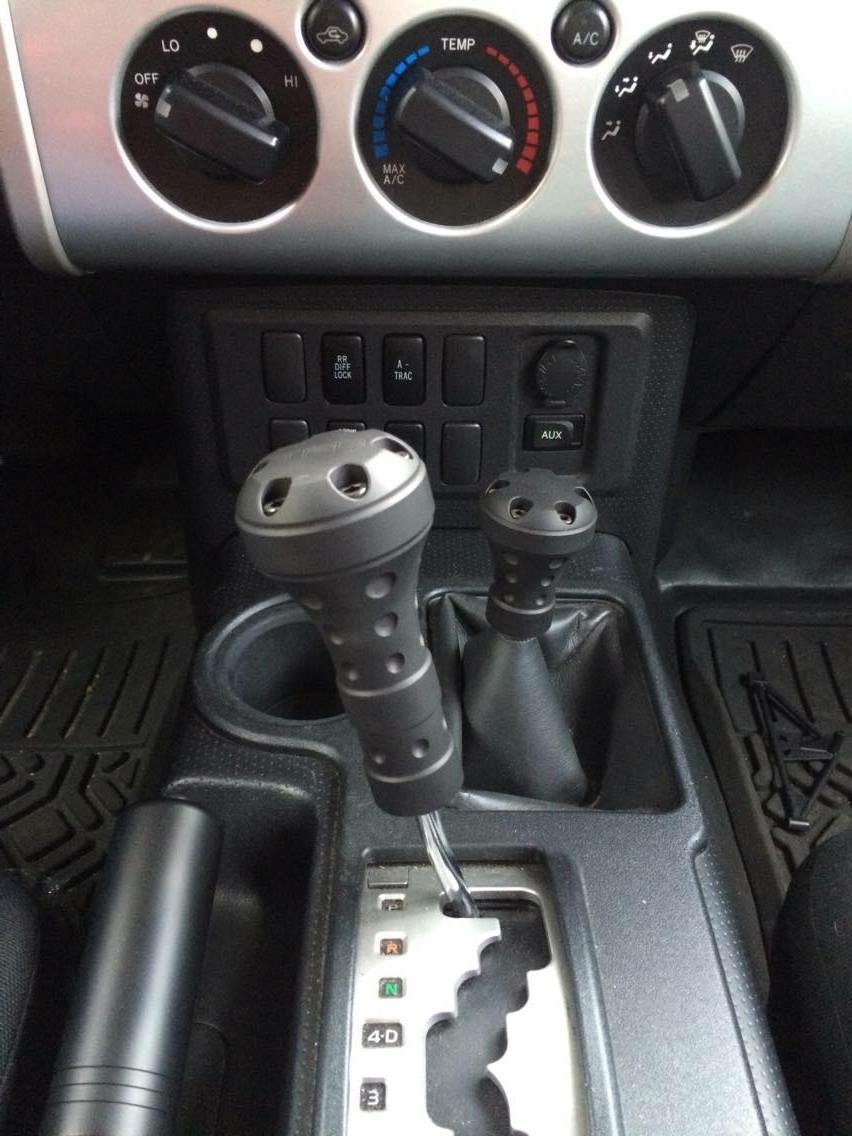 V1 Shift Knob - For Automatic FJ Cruiser/5th Gen 4Runner Set - BLACK