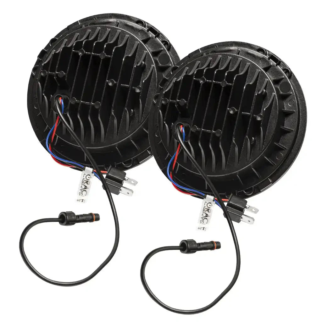 ORACLE Lighting For Jeep Wrangler JL/Gladiator JT Dynamic ColorSHIFT® 7" High Powered LED Headlights (Pair)
