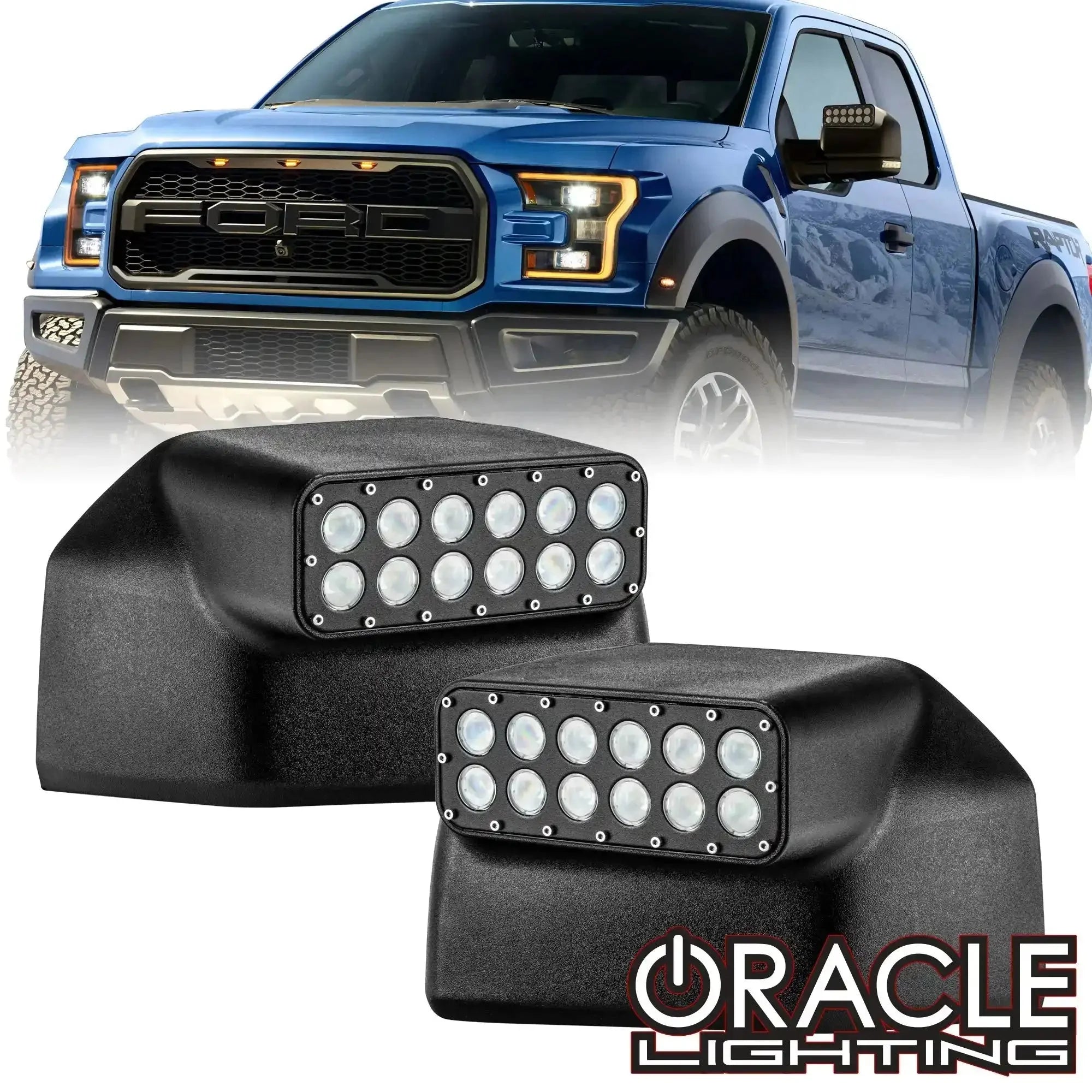 ORACLE Lighting For 2015-2020 Ford F-150 LED Off-Road Side Mirrors