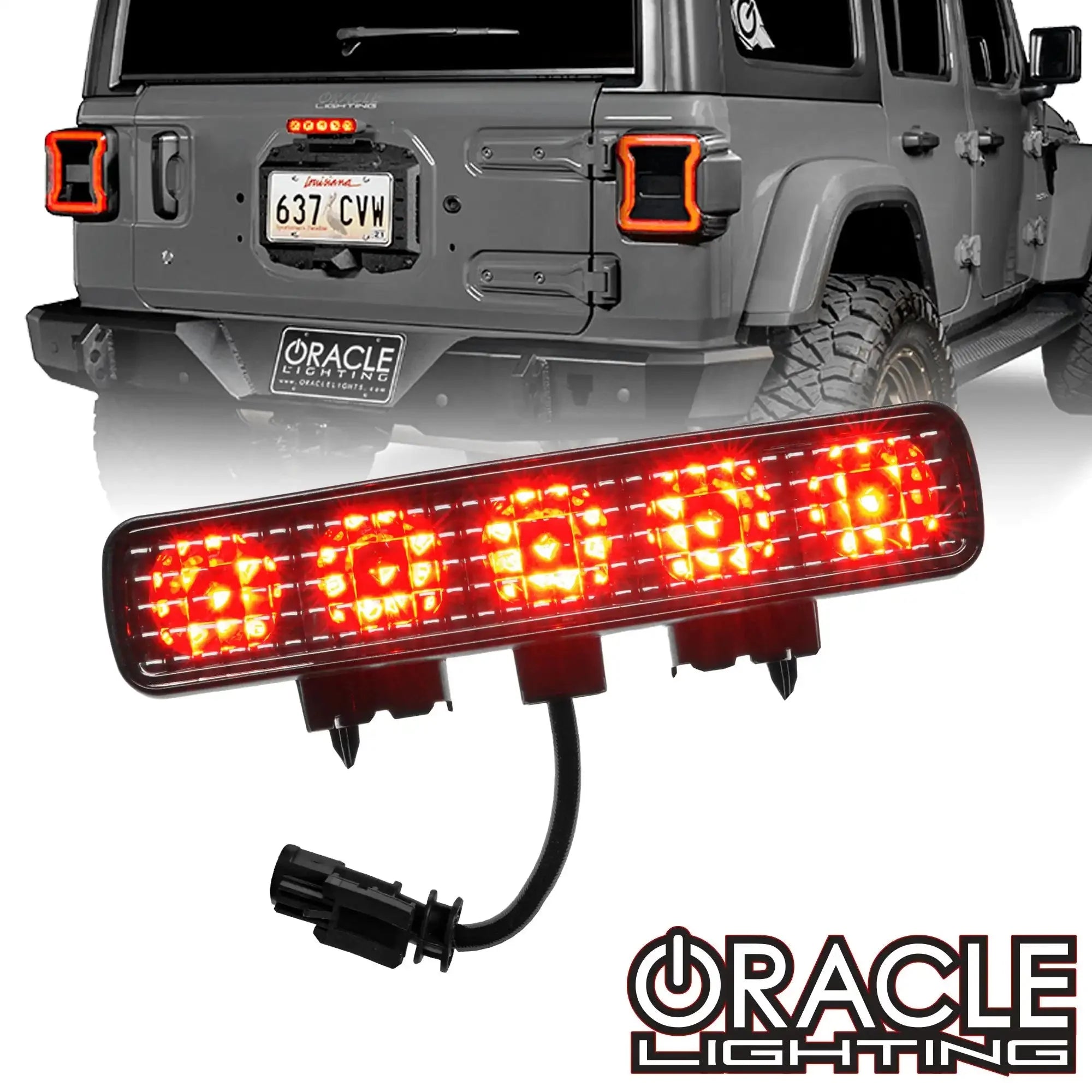 ORACLE Lighting For Jeep Wrangler JL "Smoked Lens" LED Third Brake Light