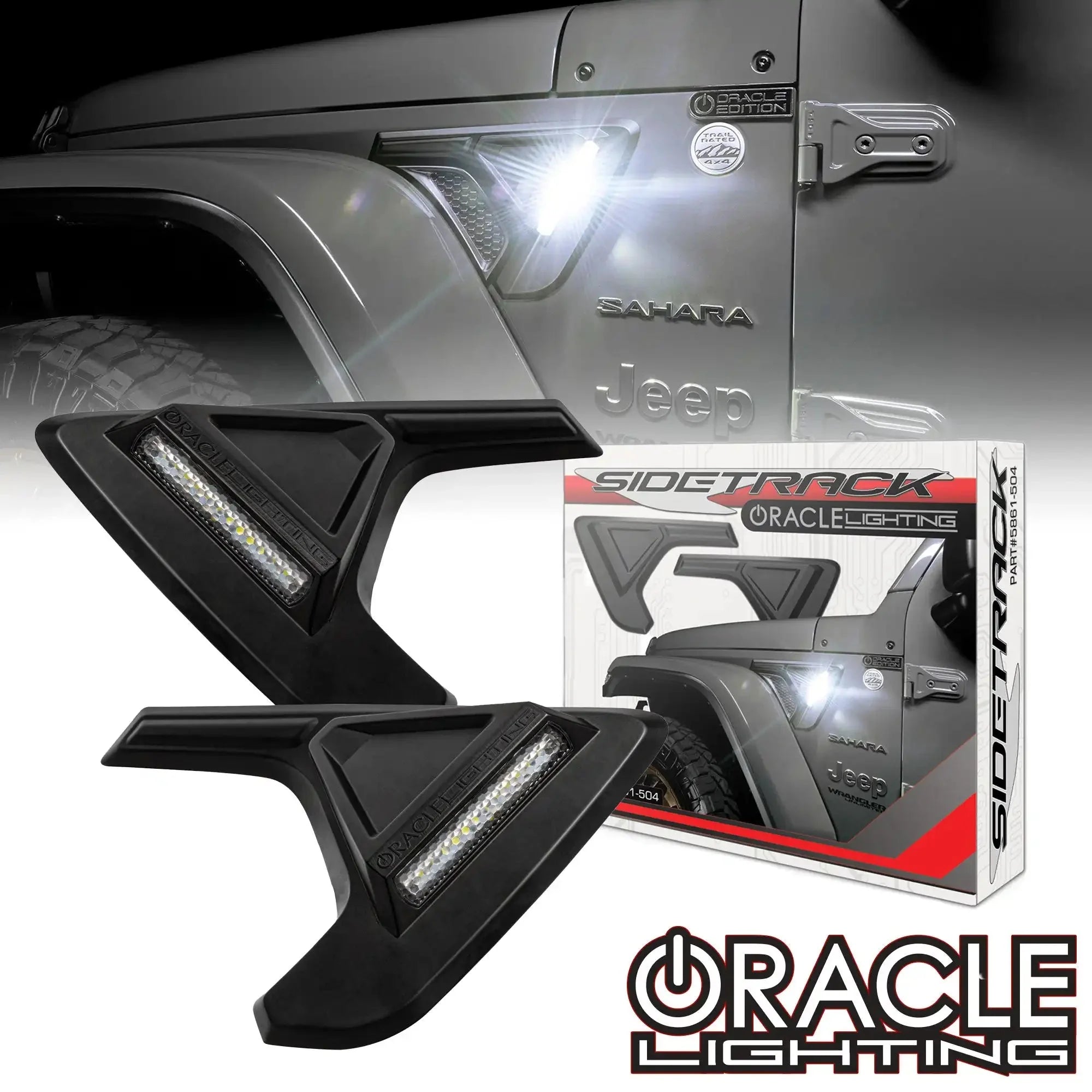 Sidetrack LED Fender Lights For Jeep Wrangler JL & Gladiator JT - Entry & Turn Signal | ORACLE