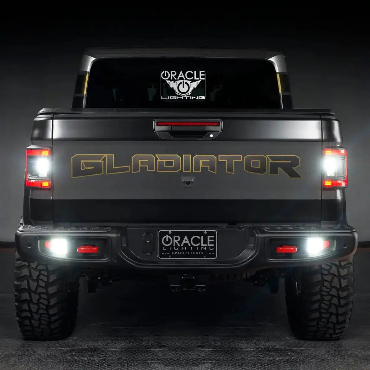 Rear Bumper LED Reverse Lights For 2020-2025 Jeep Gladiator JT | 1,500 Lumens