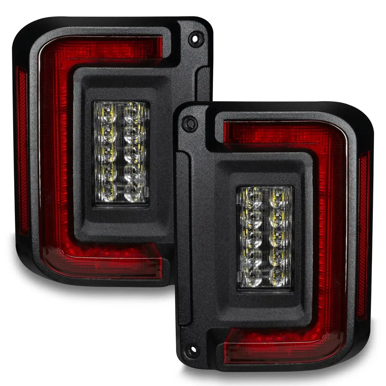 V2 | Flush Mount LED Tail Lights For 2007-2017 Jeep Wrangler JK | Low-Profile Trail Protection