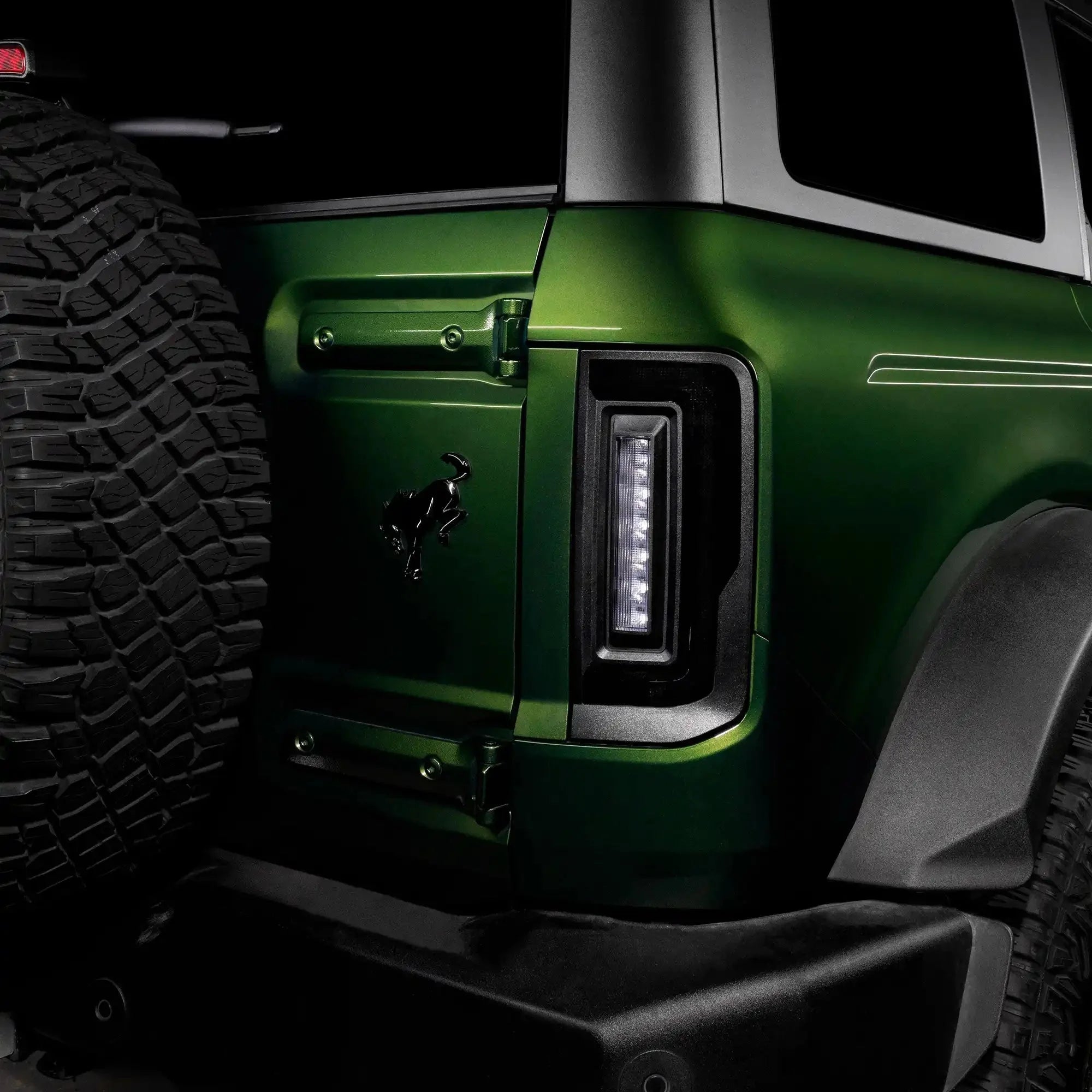 V2 | Flush Mount LED Tail Lights For 2021-2025 Ford Bronco - Low Profile | 1,400 Lumens