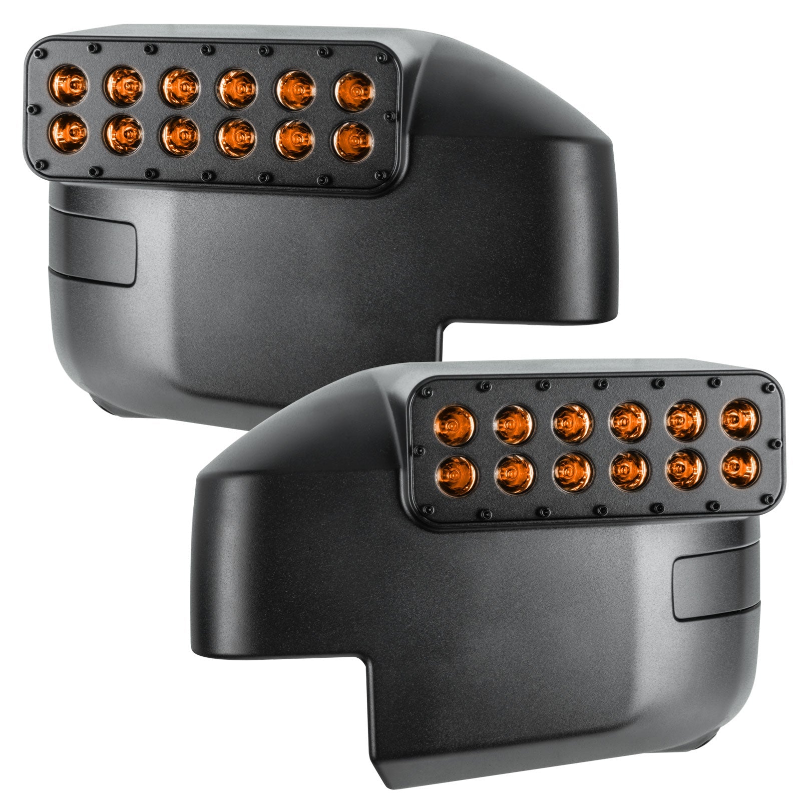 LED Off-Road Side Mirrors For 2021-2026 Ford Bronco - Peripheral Ditch Lights (2200+ Lumens)