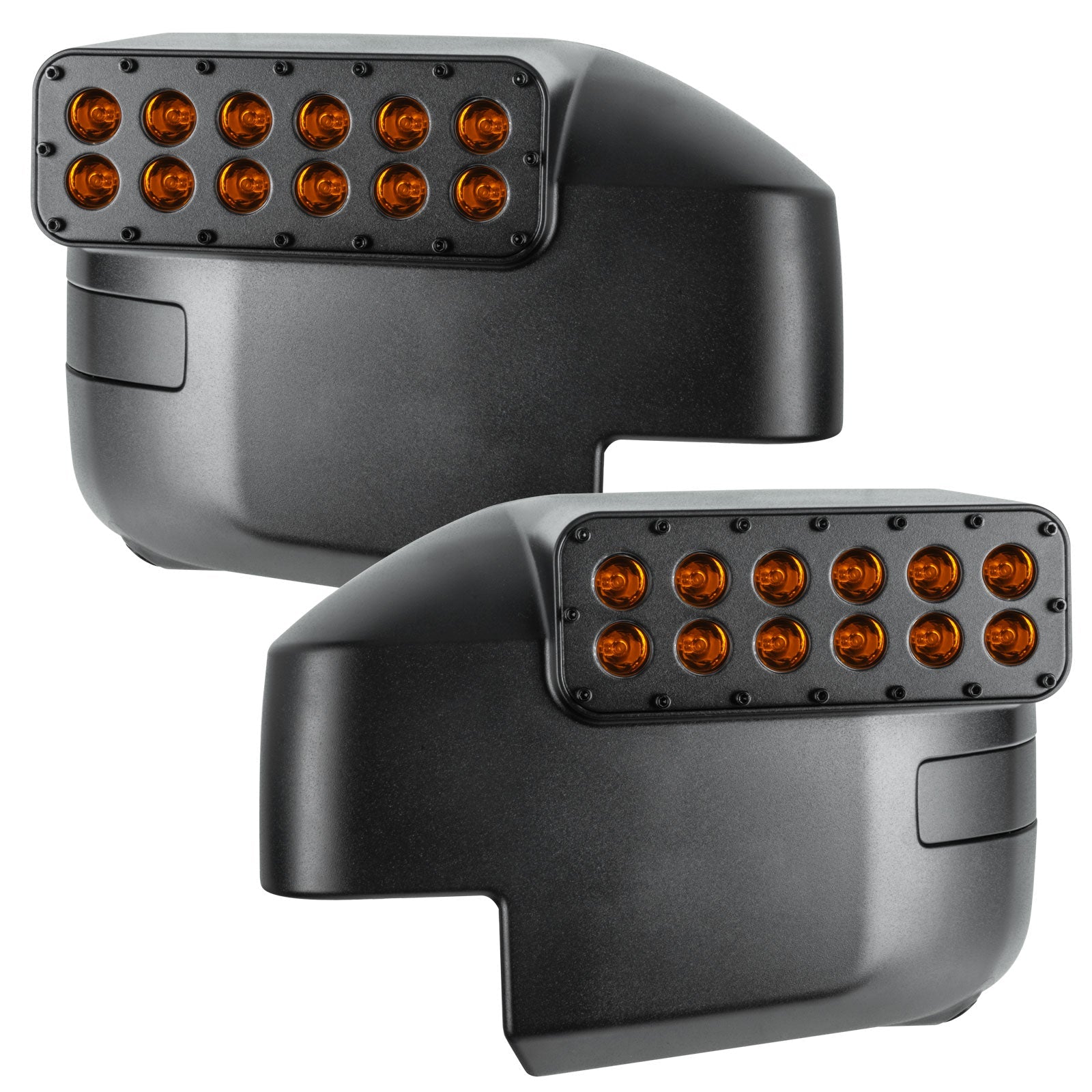LED Off-Road Side Mirrors For 2021-2026 Ford Bronco - Peripheral Ditch Lights (2200+ Lumens)
