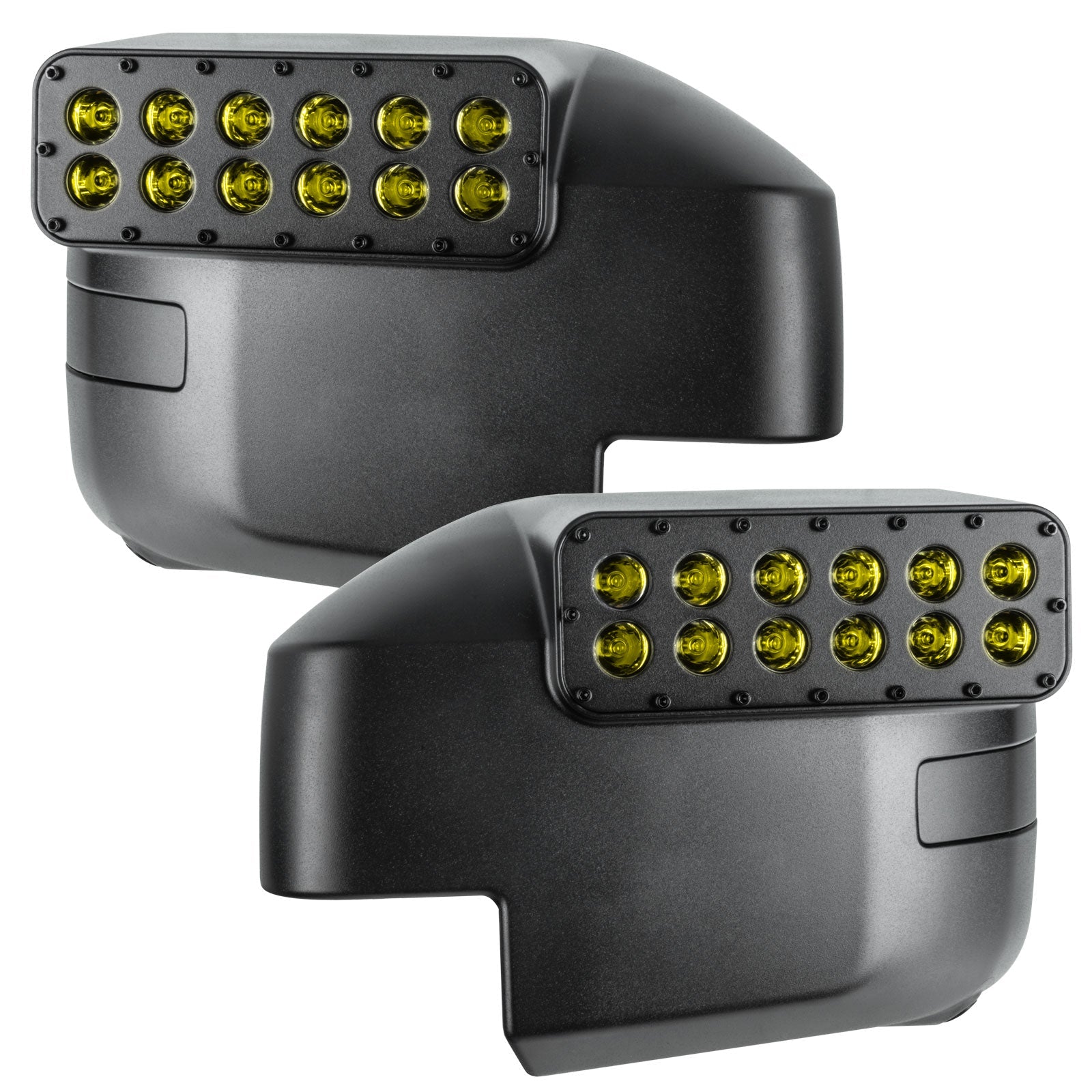 LED Off-Road Side Mirrors For 2021-2026 Ford Bronco - Peripheral Ditch Lights (2200+ Lumens)