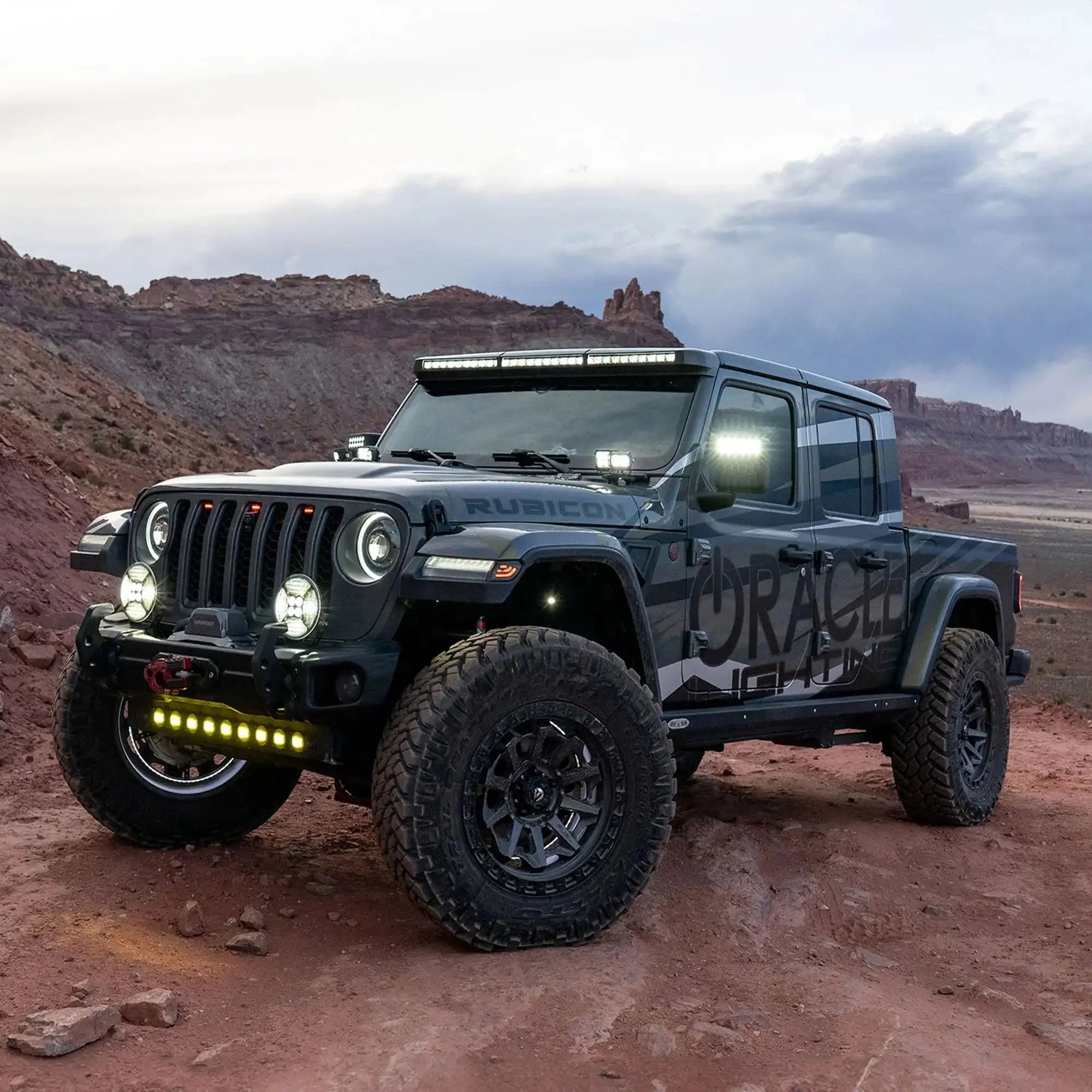 Integrated Roof LED Light Bar For Jeep JL/JT | ORACLE 18,000 Lumens 240W