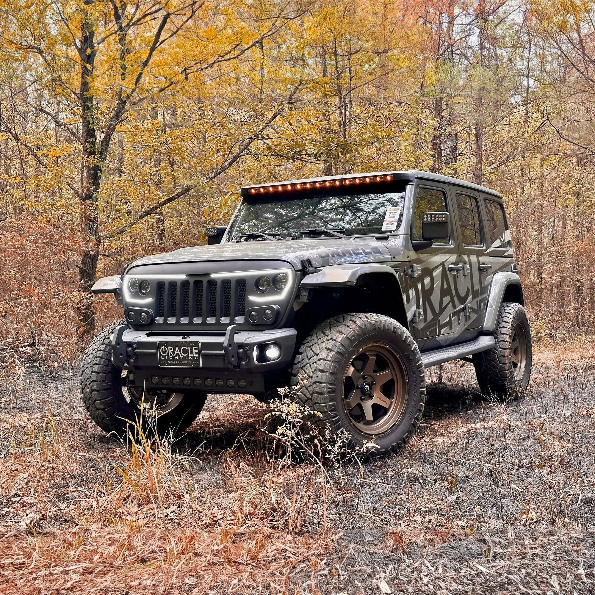 Integrated Roof LED Light Bar For Jeep JL/JT | ORACLE 18,000 Lumens 240W