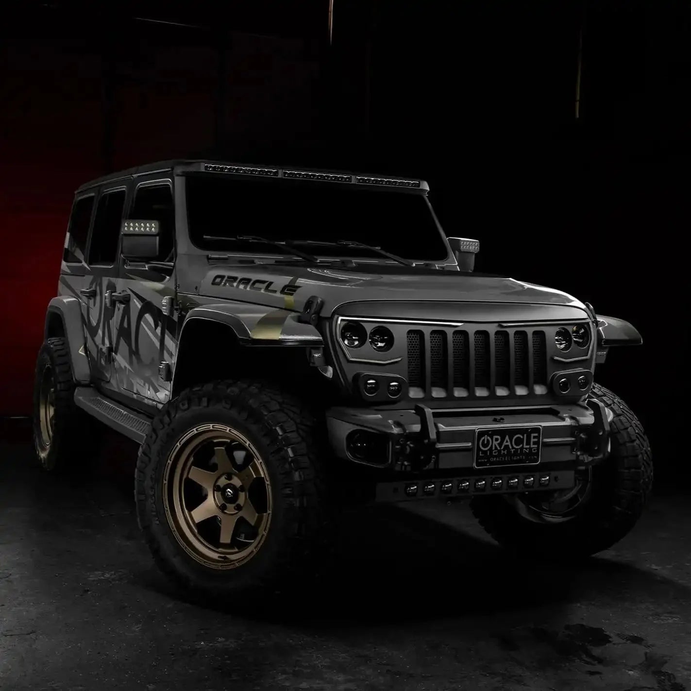 Integrated Roof LED Light Bar For Jeep JL/JT | ORACLE 18,000 Lumens 240W