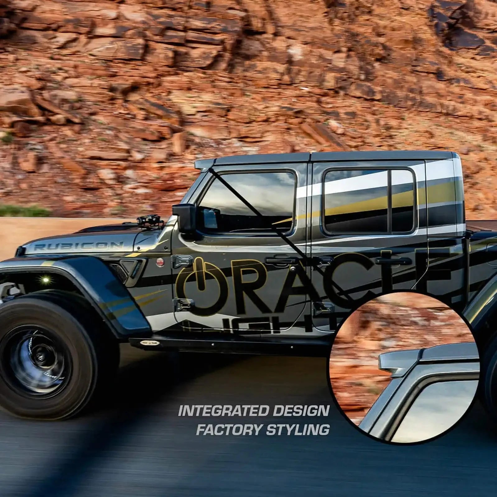 Integrated Roof LED Light Bar For Jeep JL/JT | ORACLE 18,000 Lumens 240W