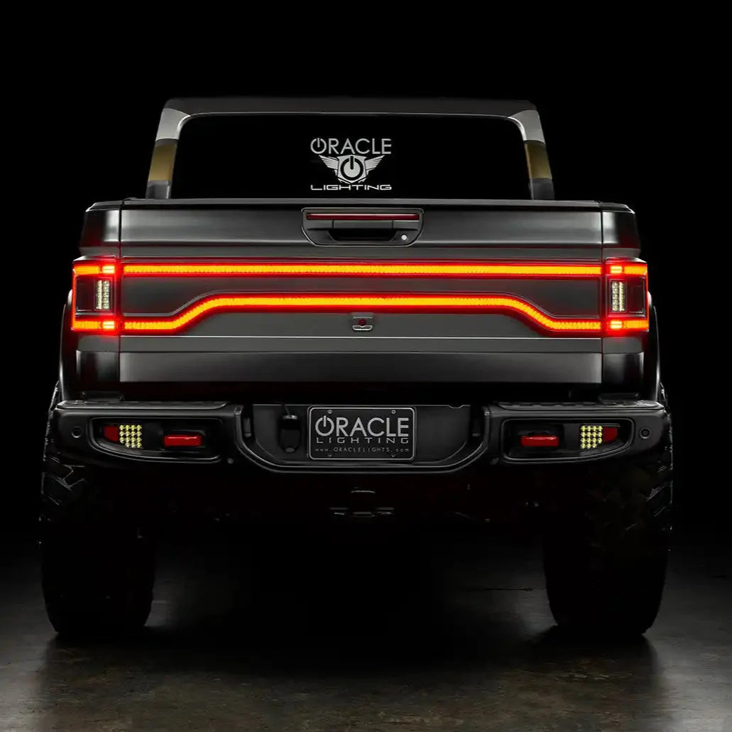 Racetrack LED Tailgate Panel Light For 2020-2025 Jeep Gladiator JT