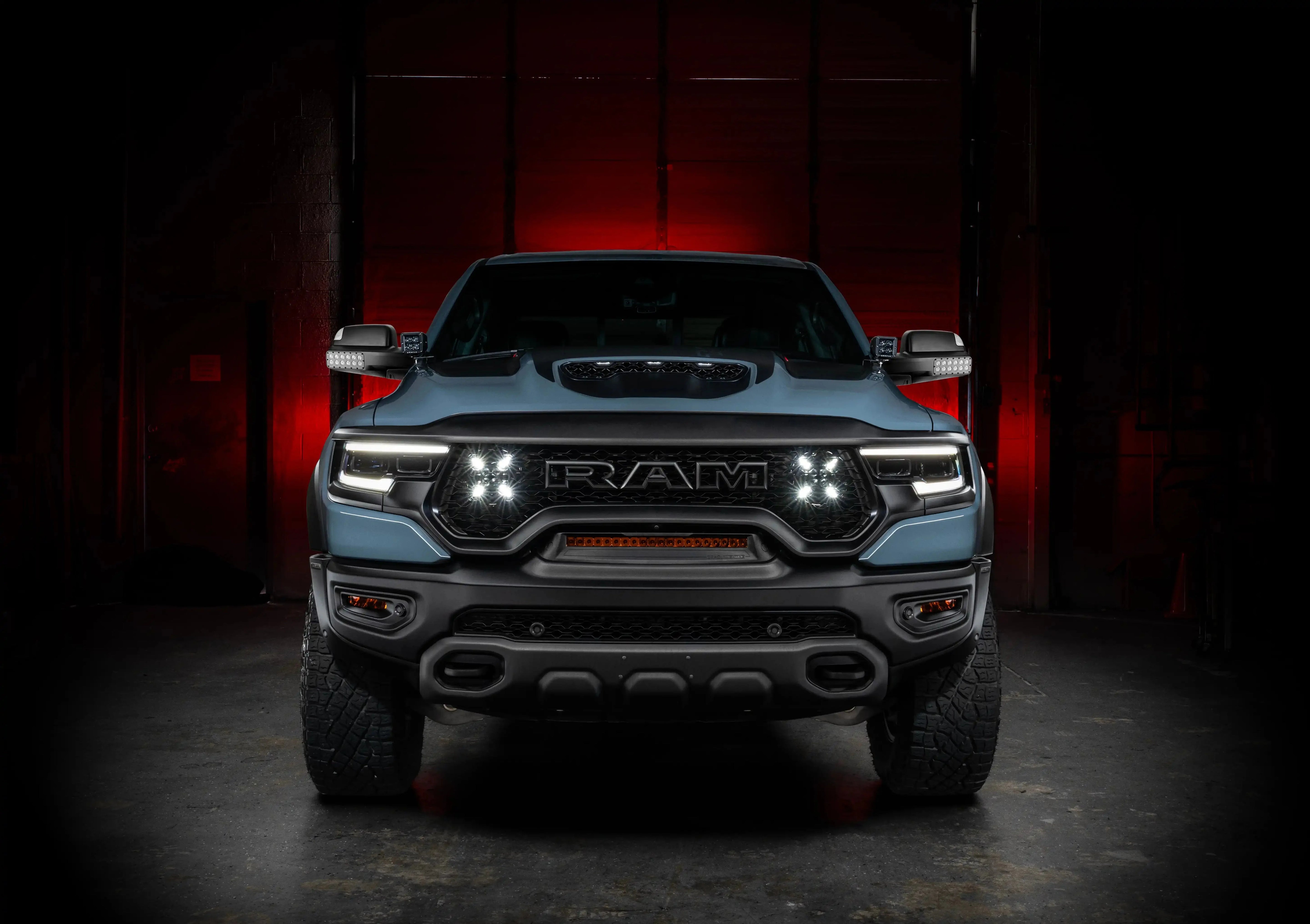 LED Off-Road Side Mirrors Ditch Lights For 2010-2022 RAM TOW 1500/2500/3500