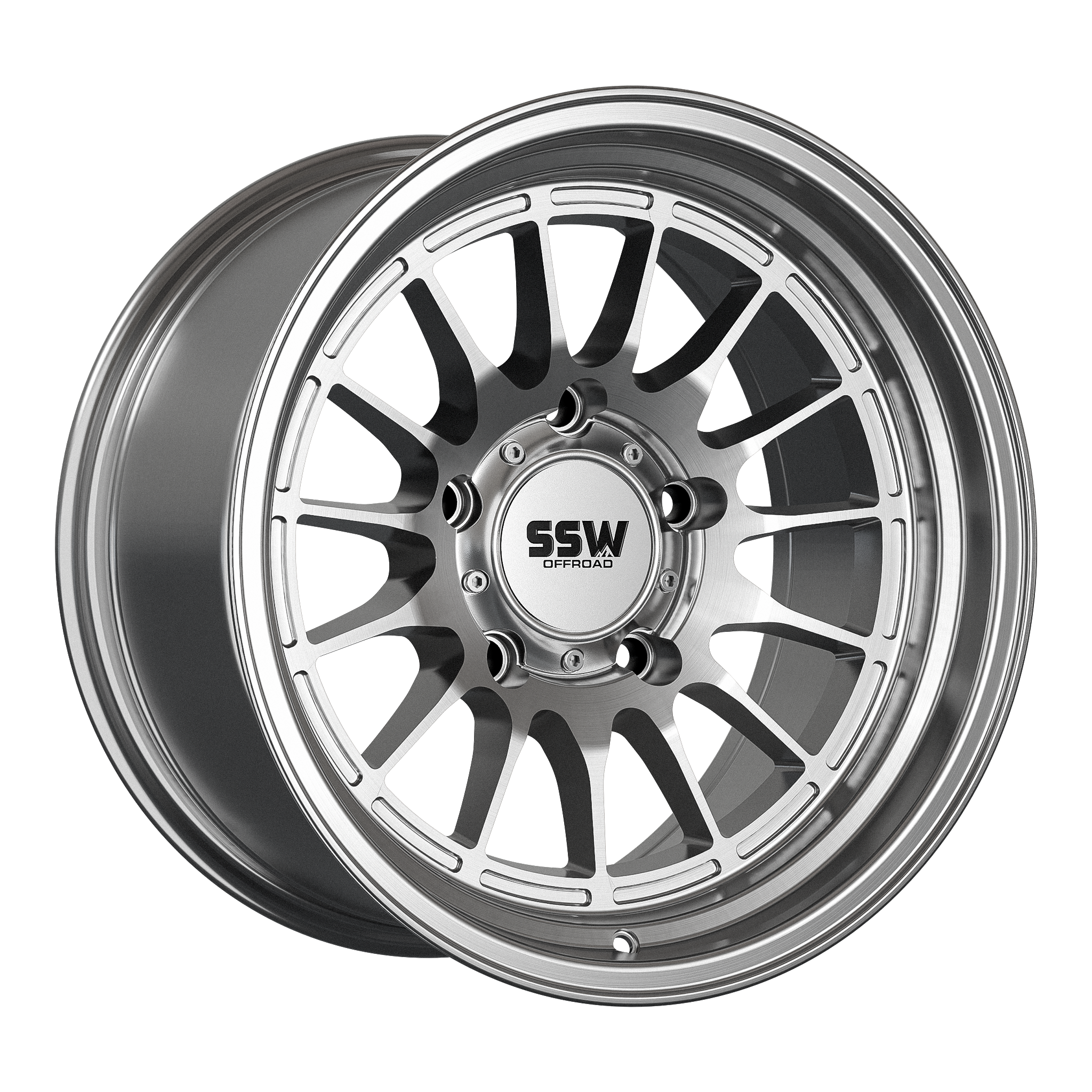 DAKAR / MACHINED SILVER / 17X9.0 +0 (5 LUG)