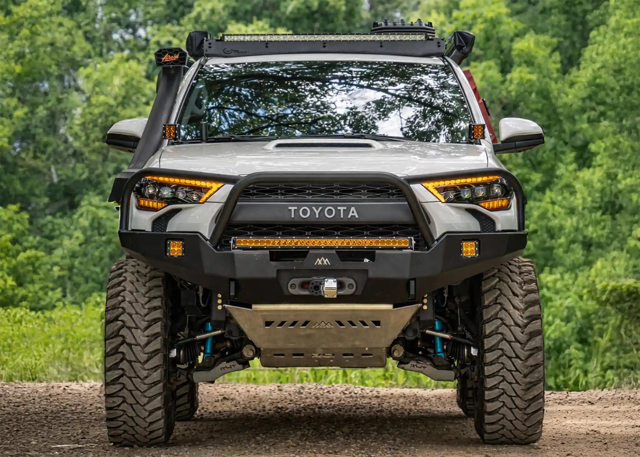 Hi-Lite Overland Front Bumper For Toyota 4Runner 5th Gen (2010-2024) [Bull Bar]